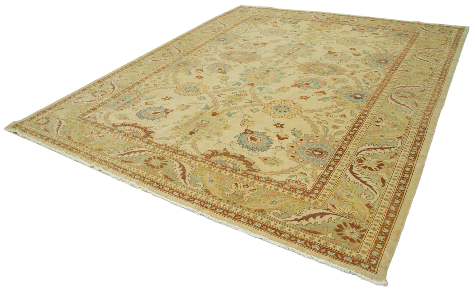 Alabaster Oushak — 2.95 x 3.54
