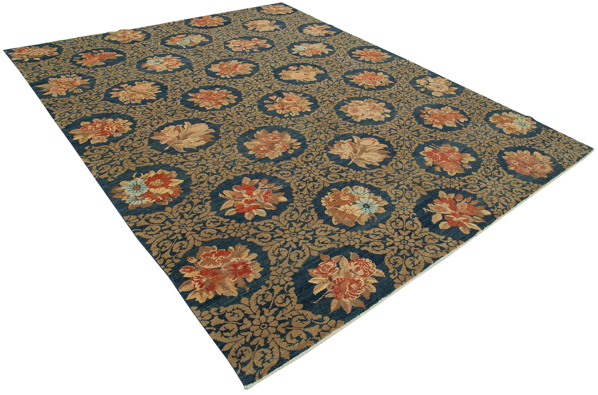 Indigo Oushak — 2.45 x 3.03