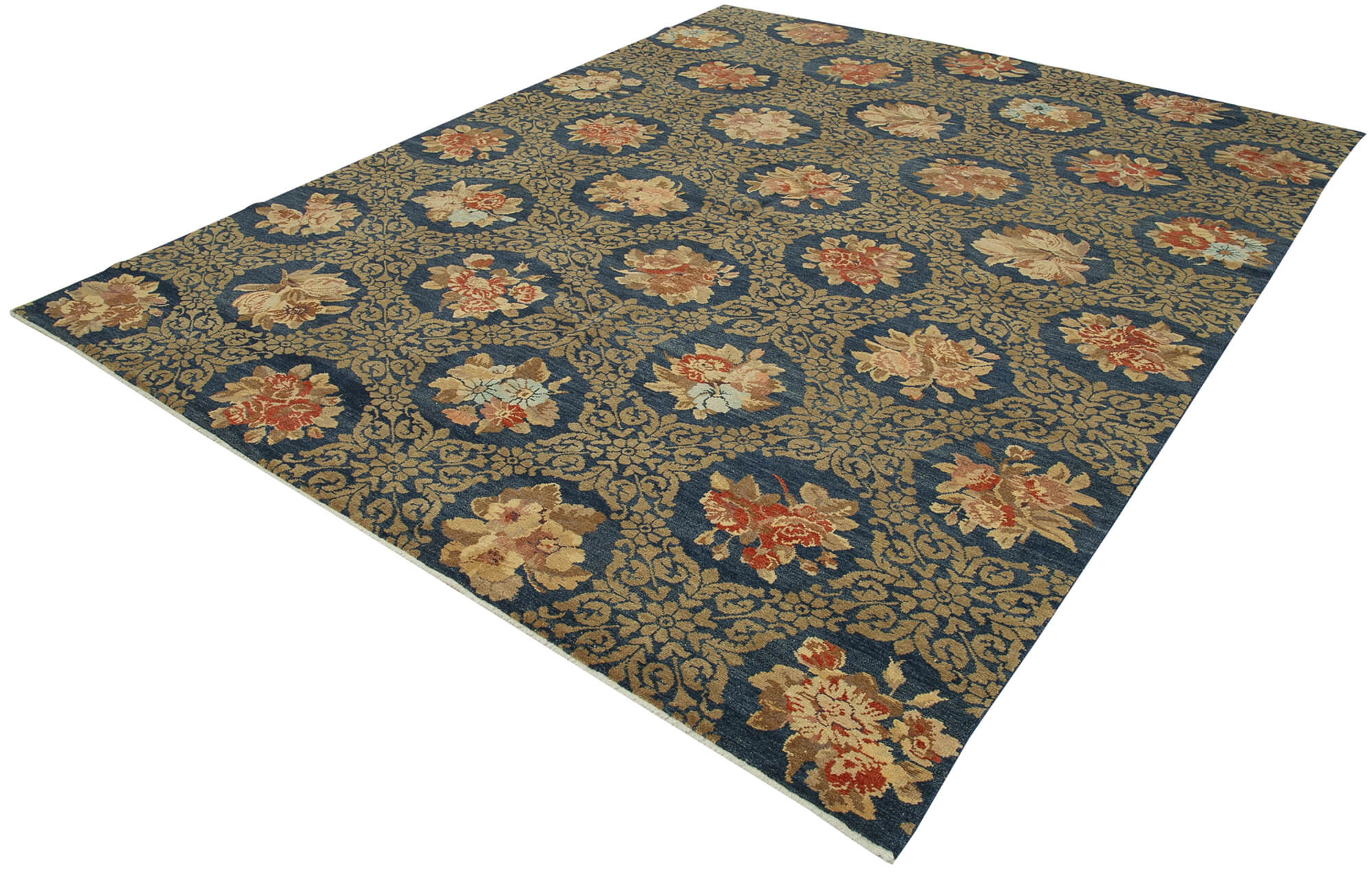 Indigo Oushak — 2.45 x 3.03