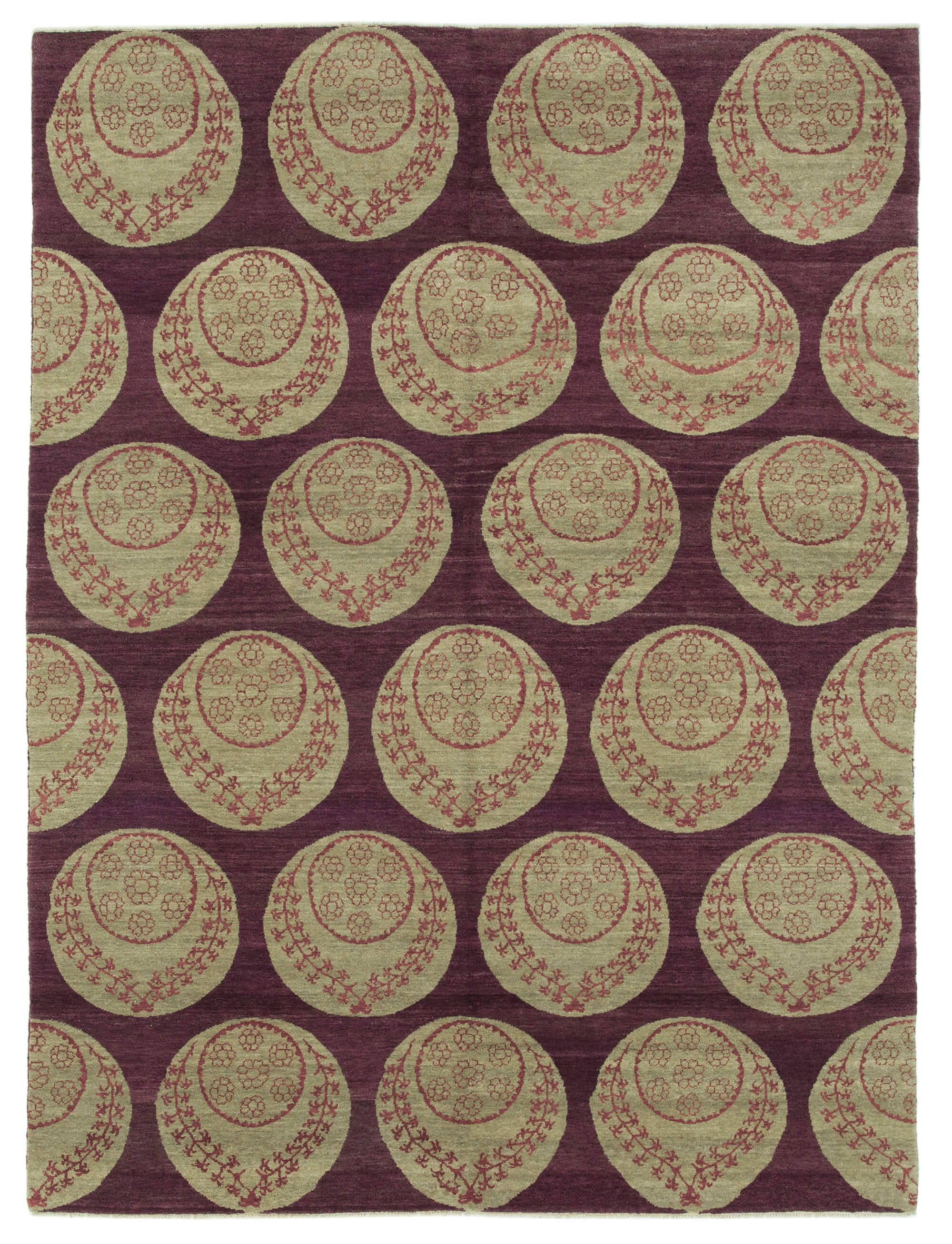 Aubergine Oushak — 1.80 x 2.46