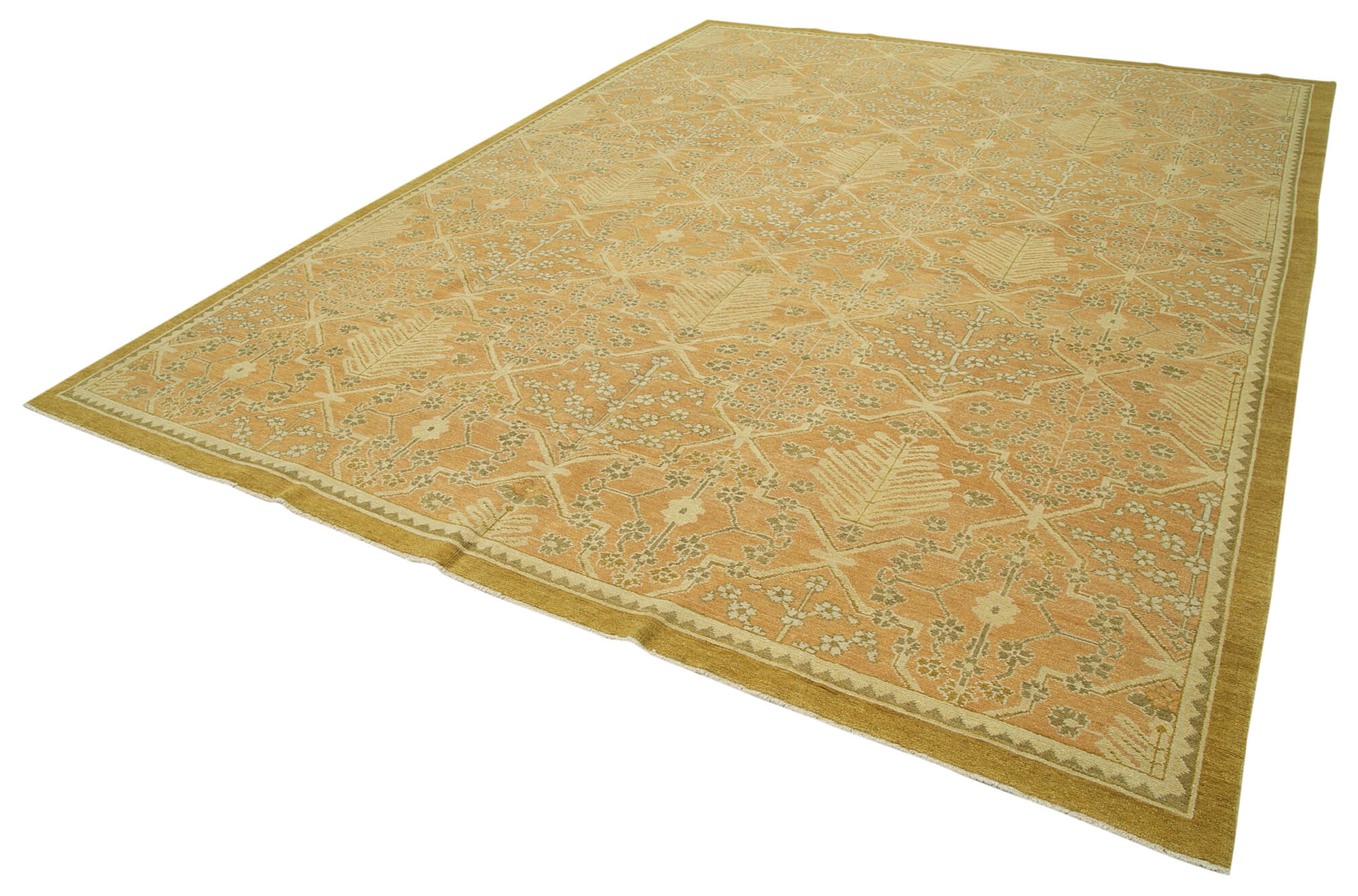 Alabaster Oushak — 2.78 x 3.67