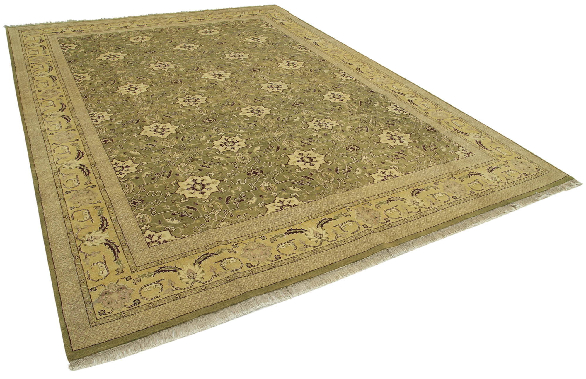 Celadon Oushak — 2.68 x 3.64