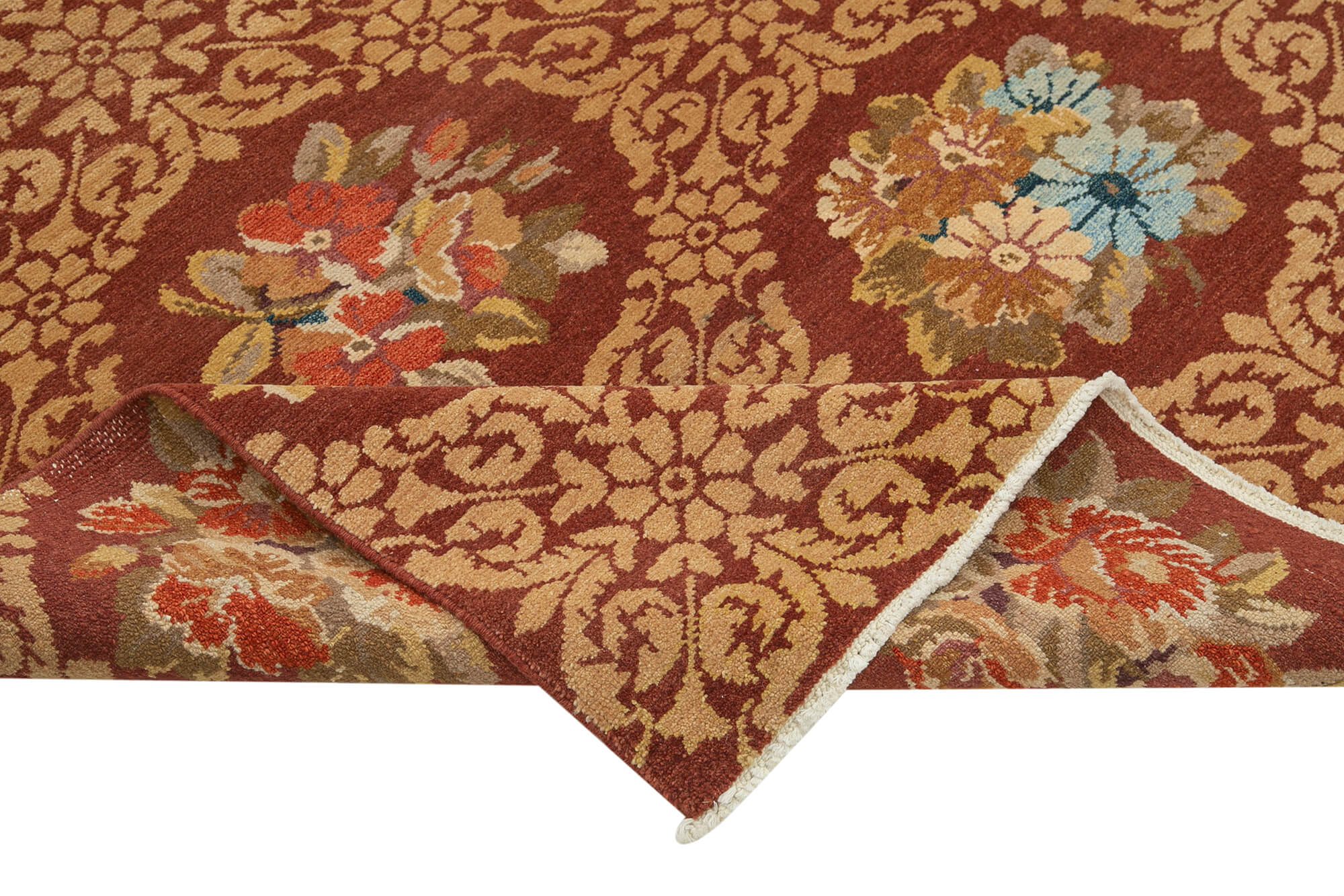 Burgundy Oushak — 2.36 x 3.20