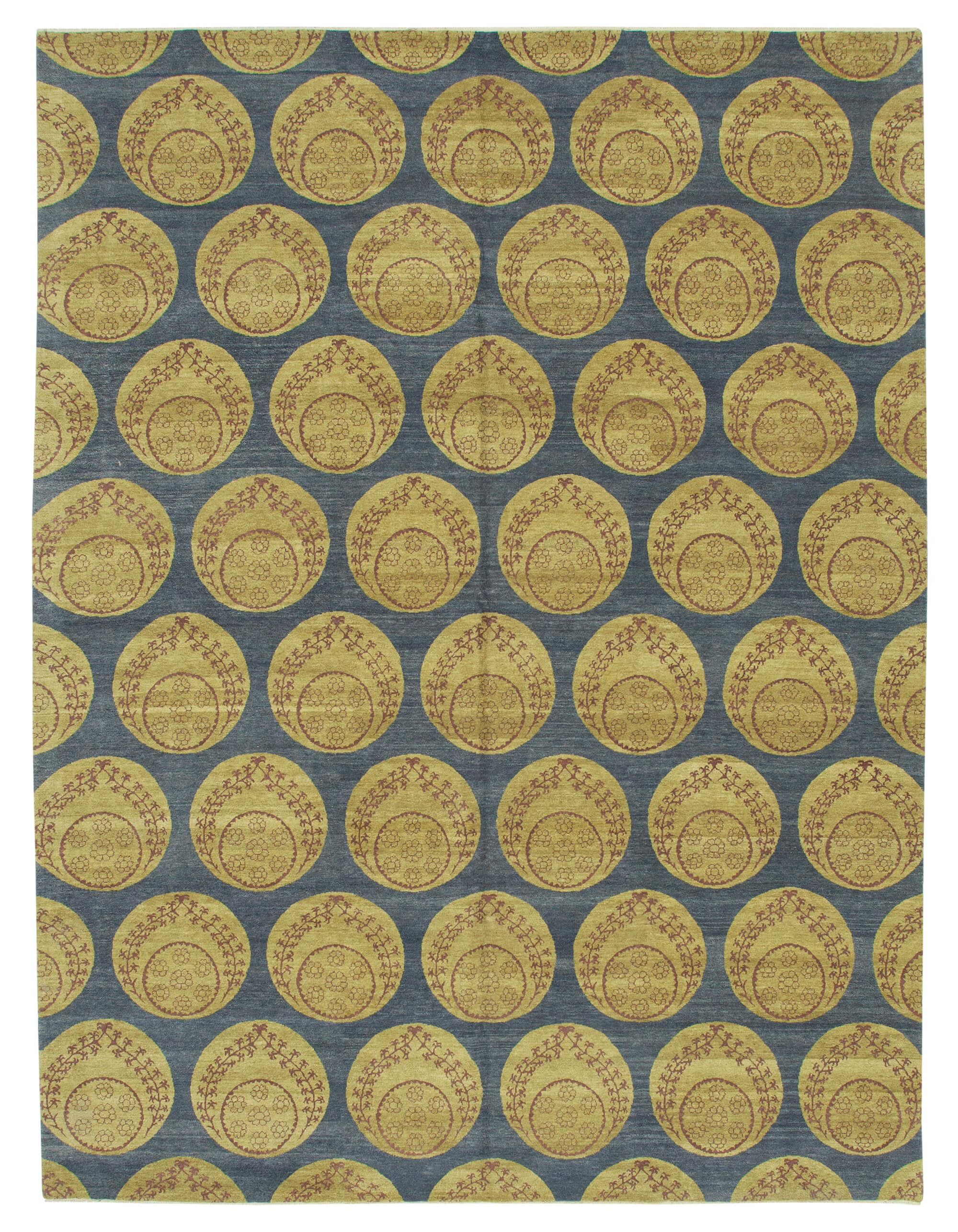 Cerulean Oushak — 2.75 x 3.66