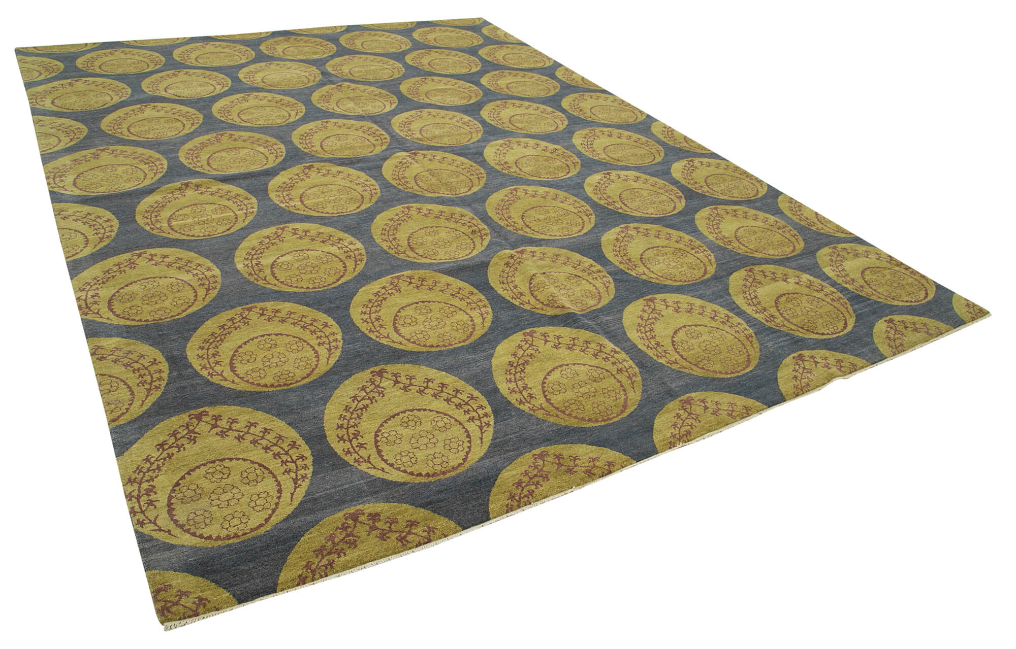 Cerulean Oushak — 2.75 x 3.66