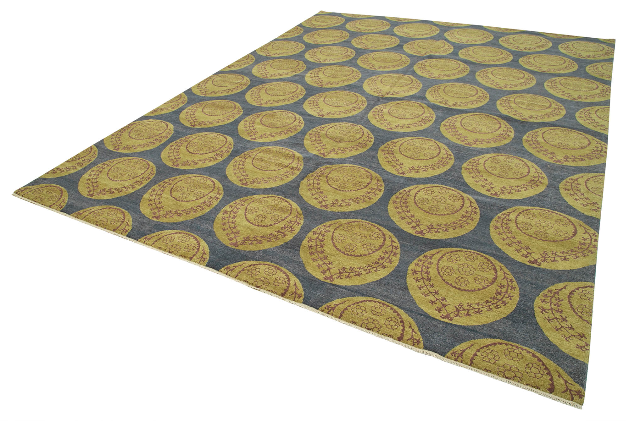 Cerulean Oushak — 2.75 x 3.66