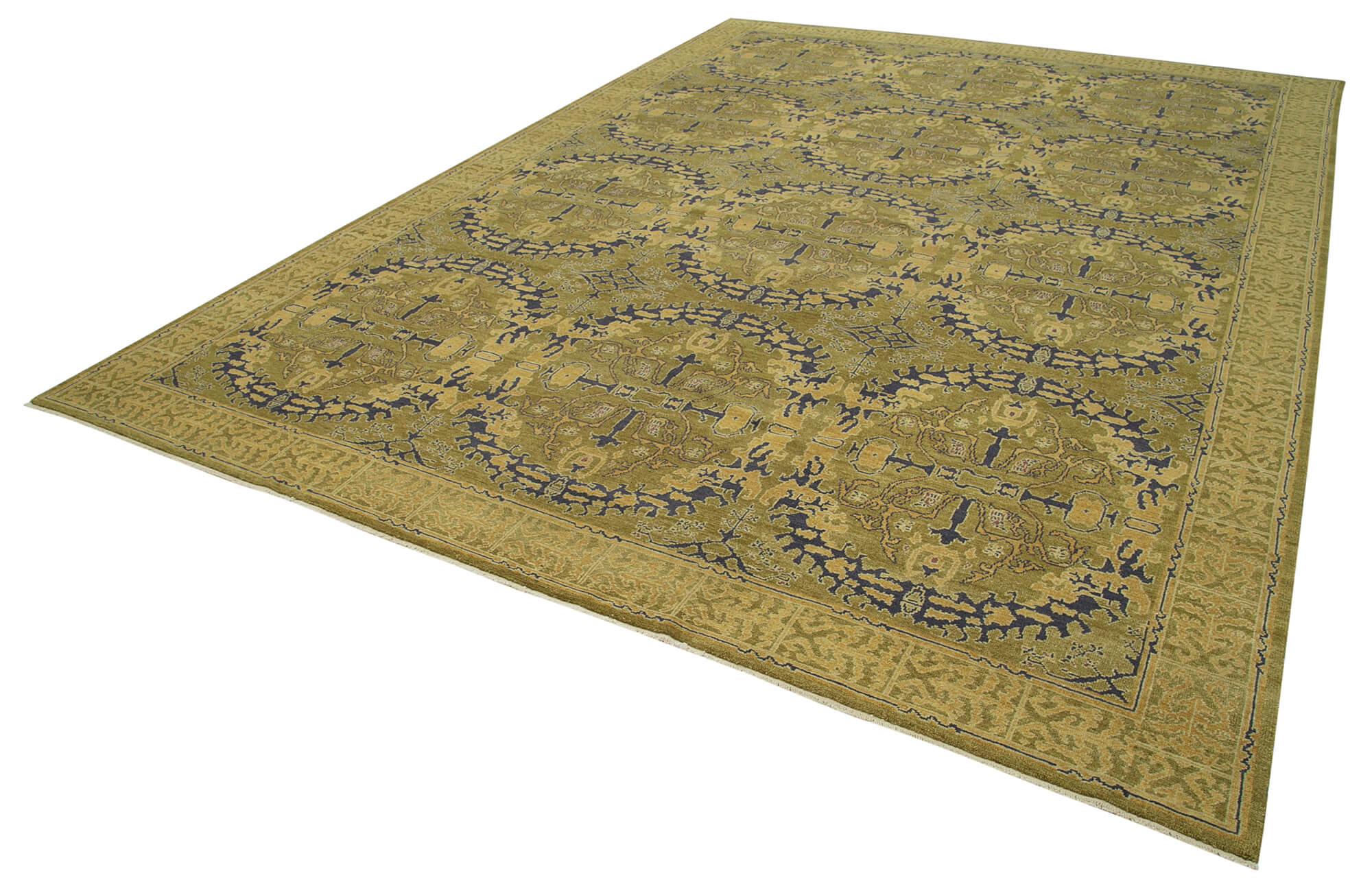 Verdigris Oushak — 2.97 x 4.29