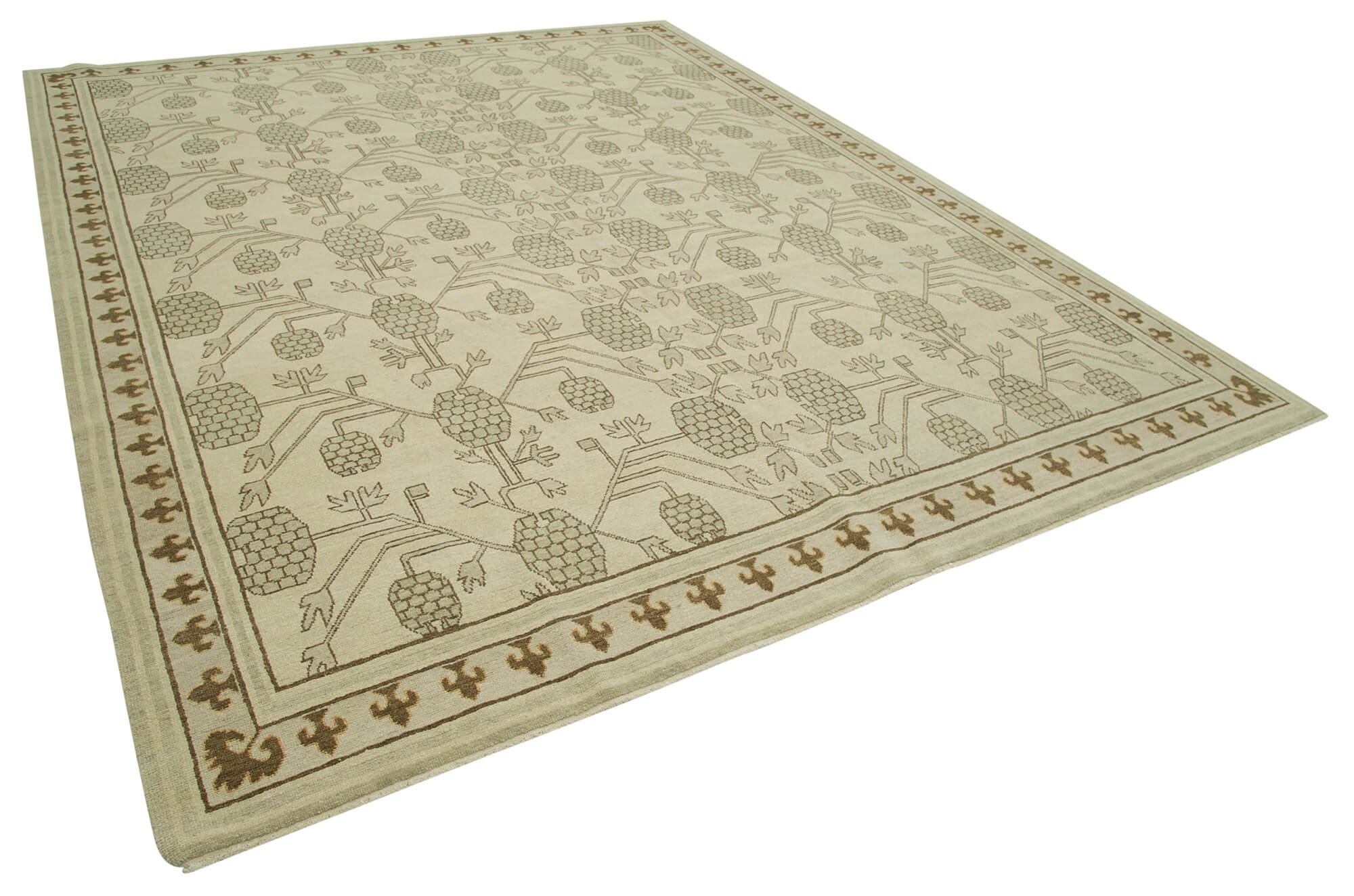 Ivory Oushak — 2.82 x 3.63