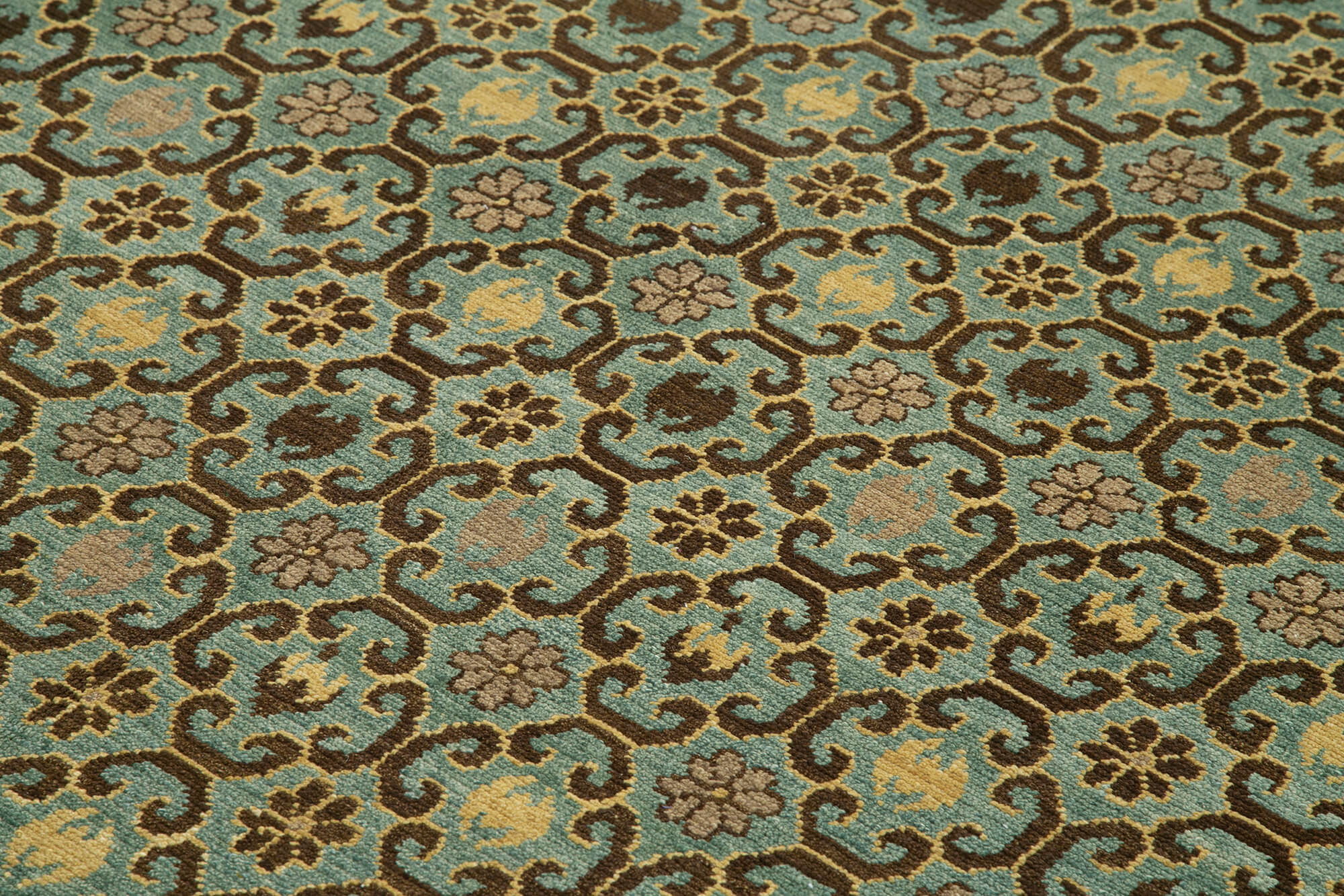 Turquoise Oushak — 1.84 x 2.46