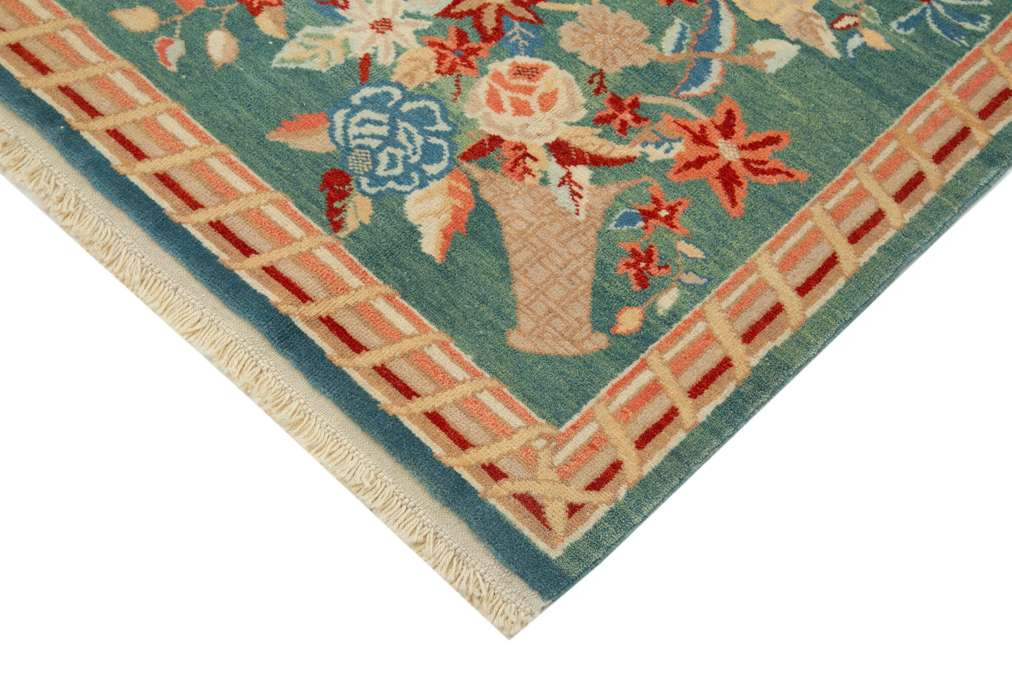 Turquoise Oushak — 2.10 x 2.00