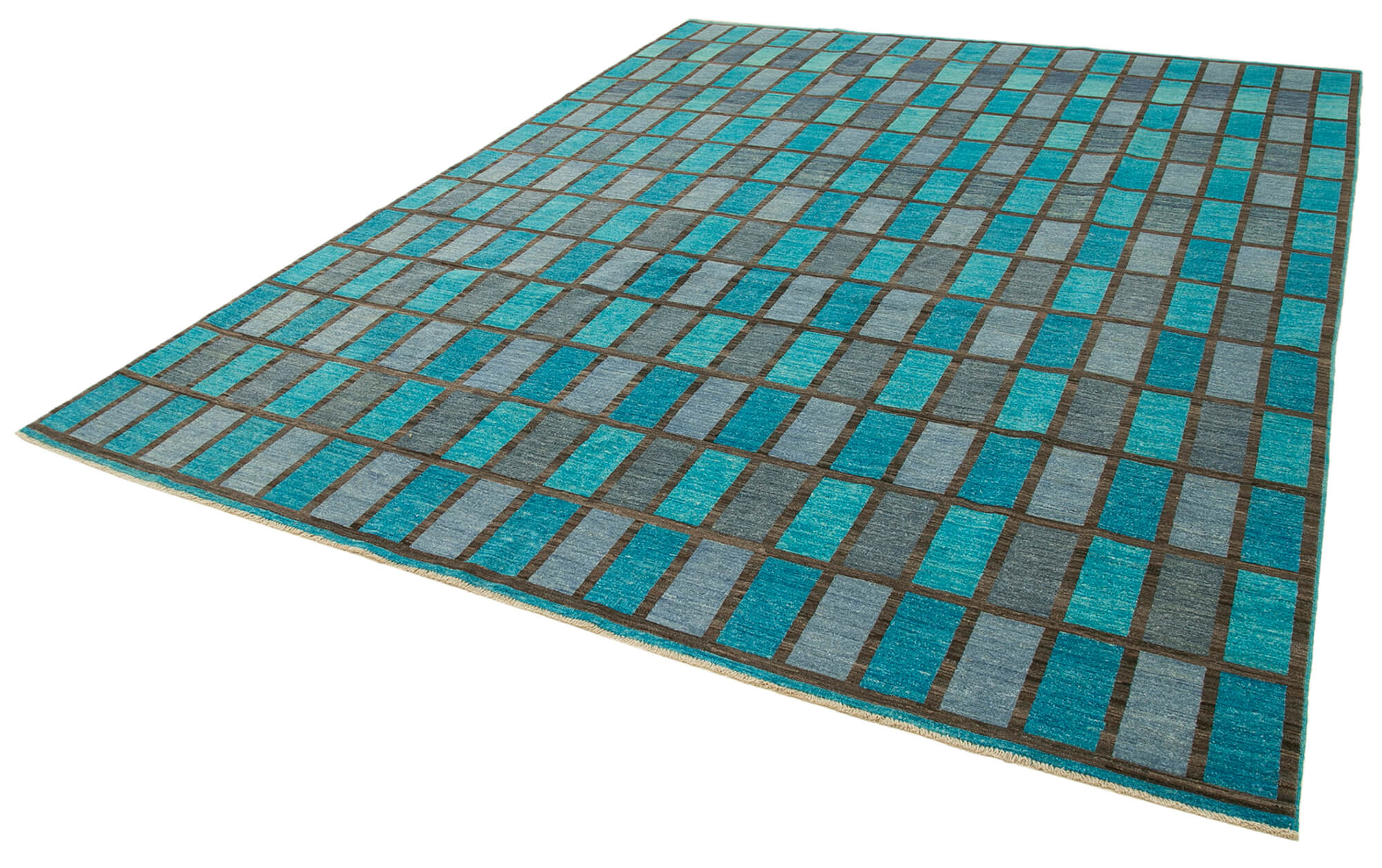 Turquoise Oushak — 2.73 x 3.50