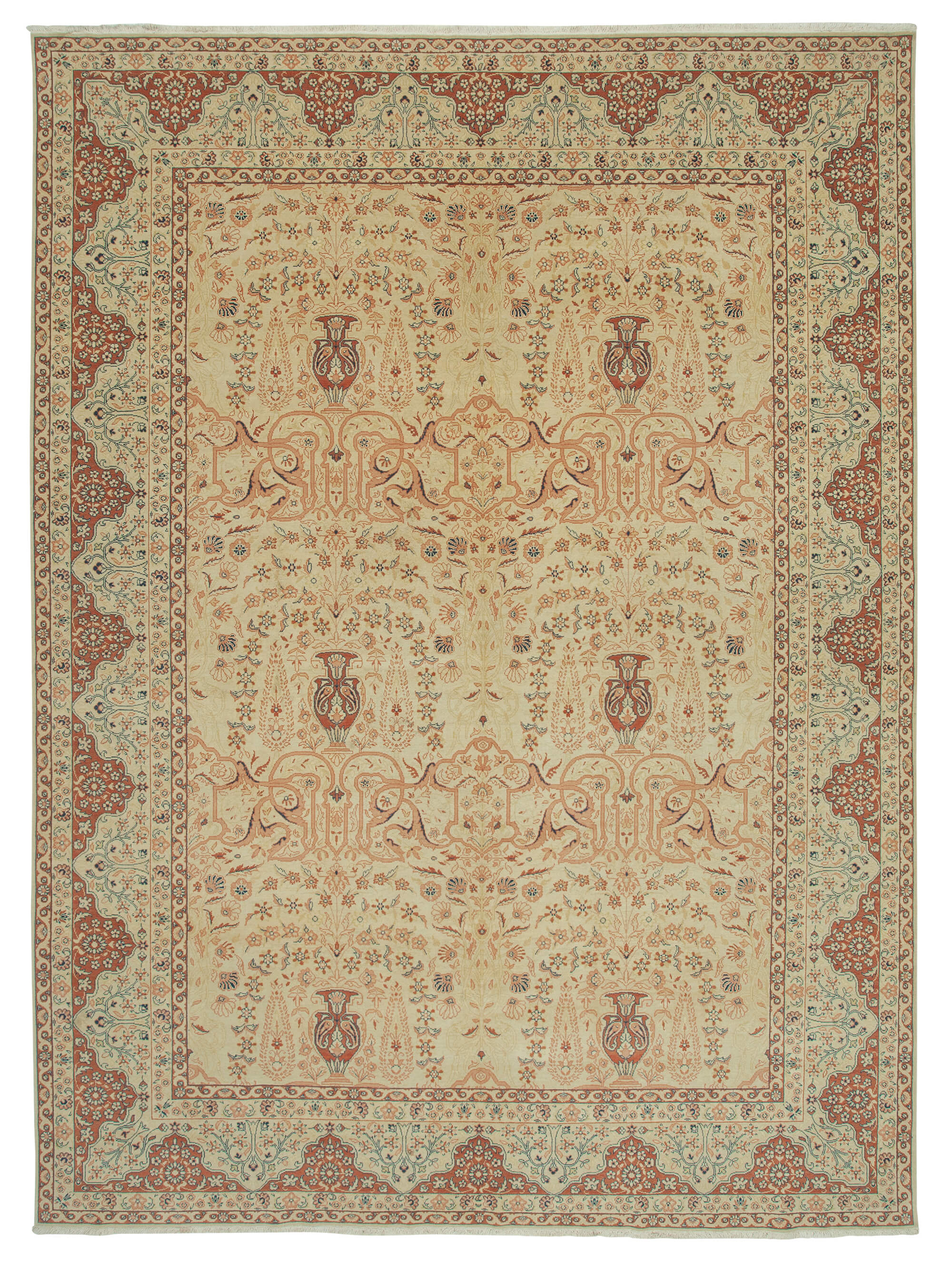 Alabaster Oushak — 3.12 x 4.21