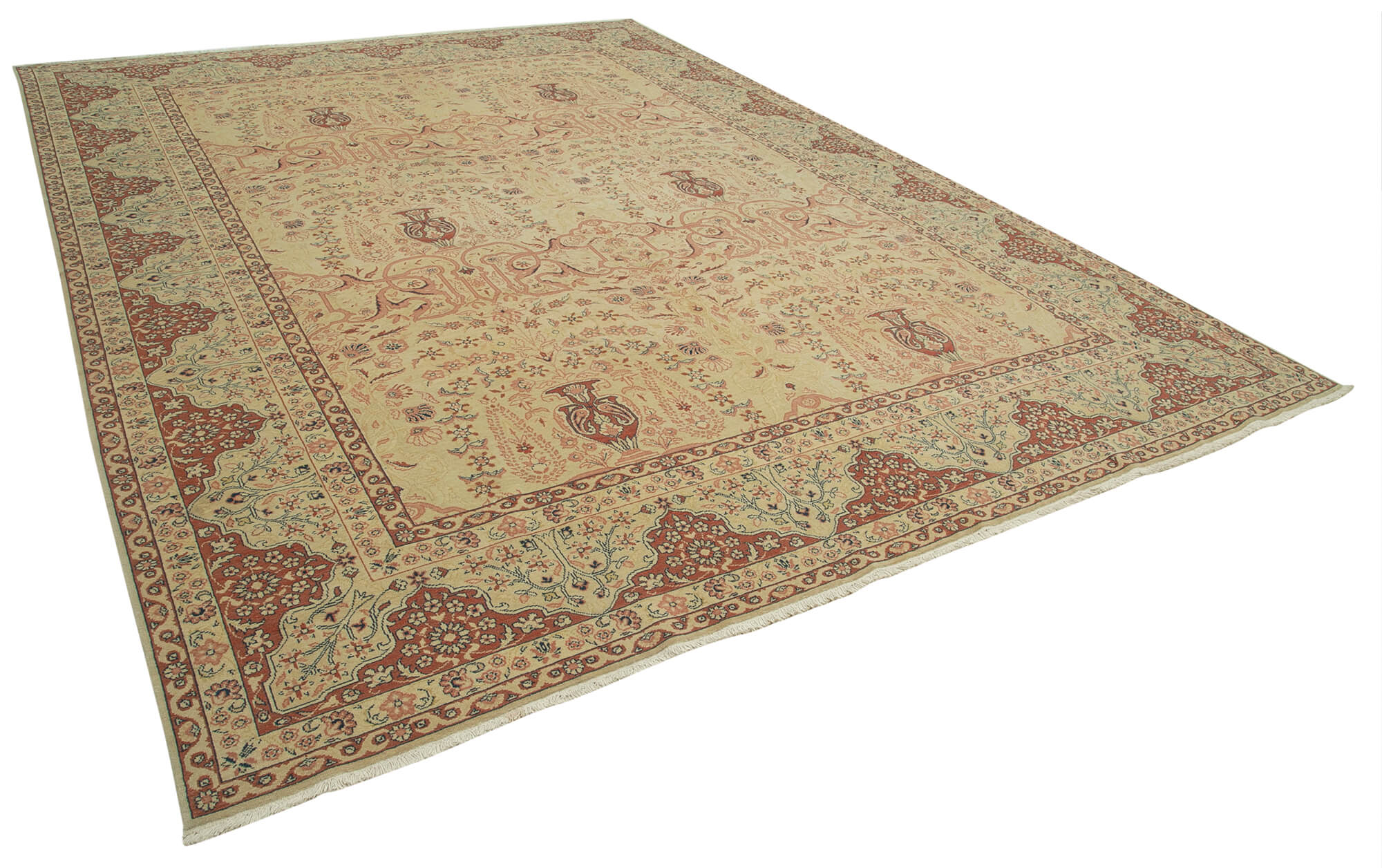 Alabaster Oushak — 3.12 x 4.21