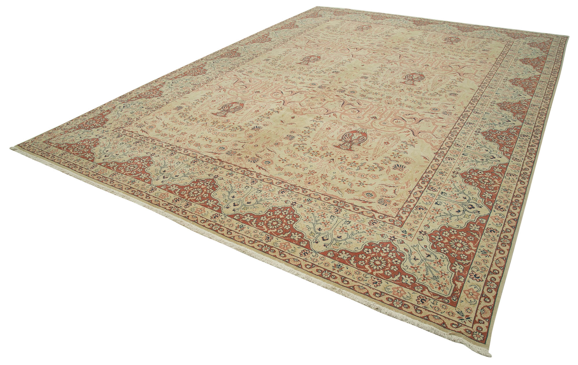 Alabaster Oushak — 3.12 x 4.21