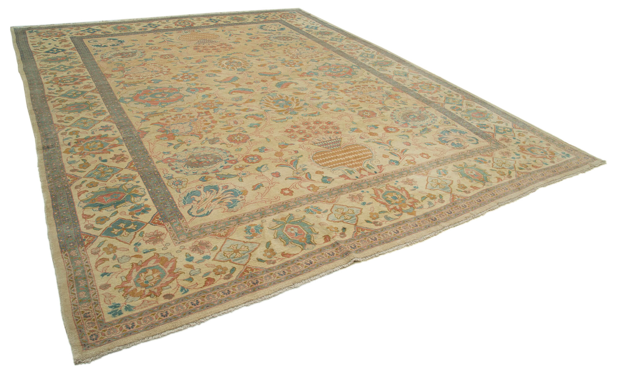Bisque Oushak — 3.25 x 4.19