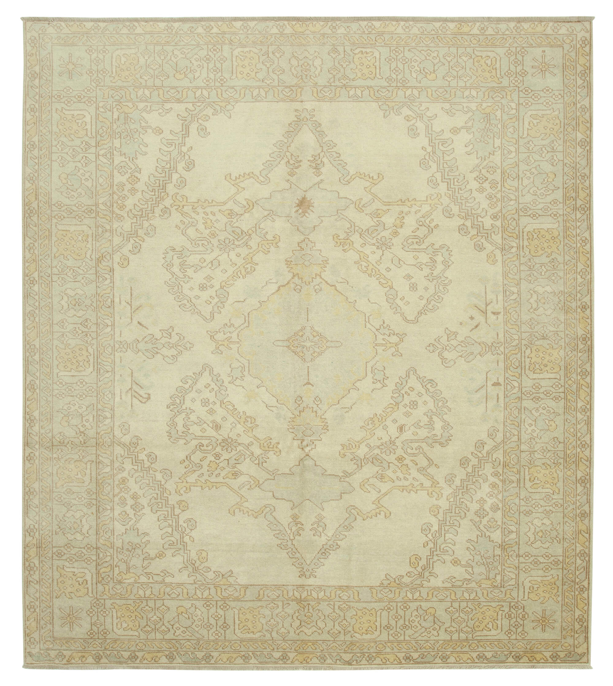Parchment Oushak — 2.52 x 2.87