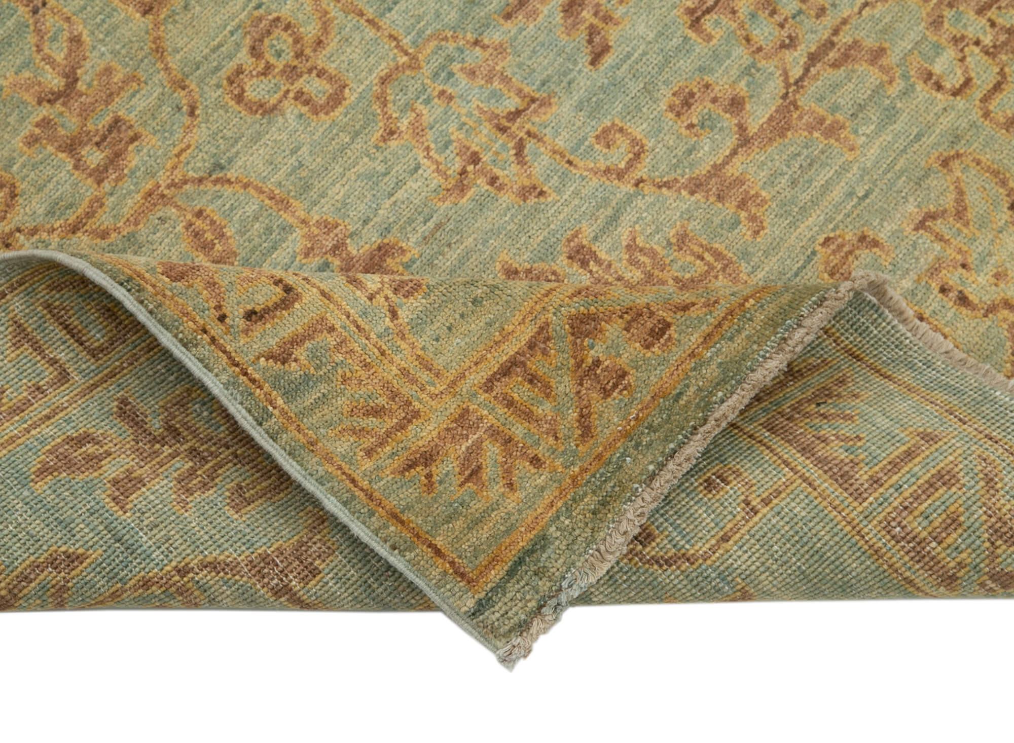 Sage Oushak Runner — 0.90 x 2.56