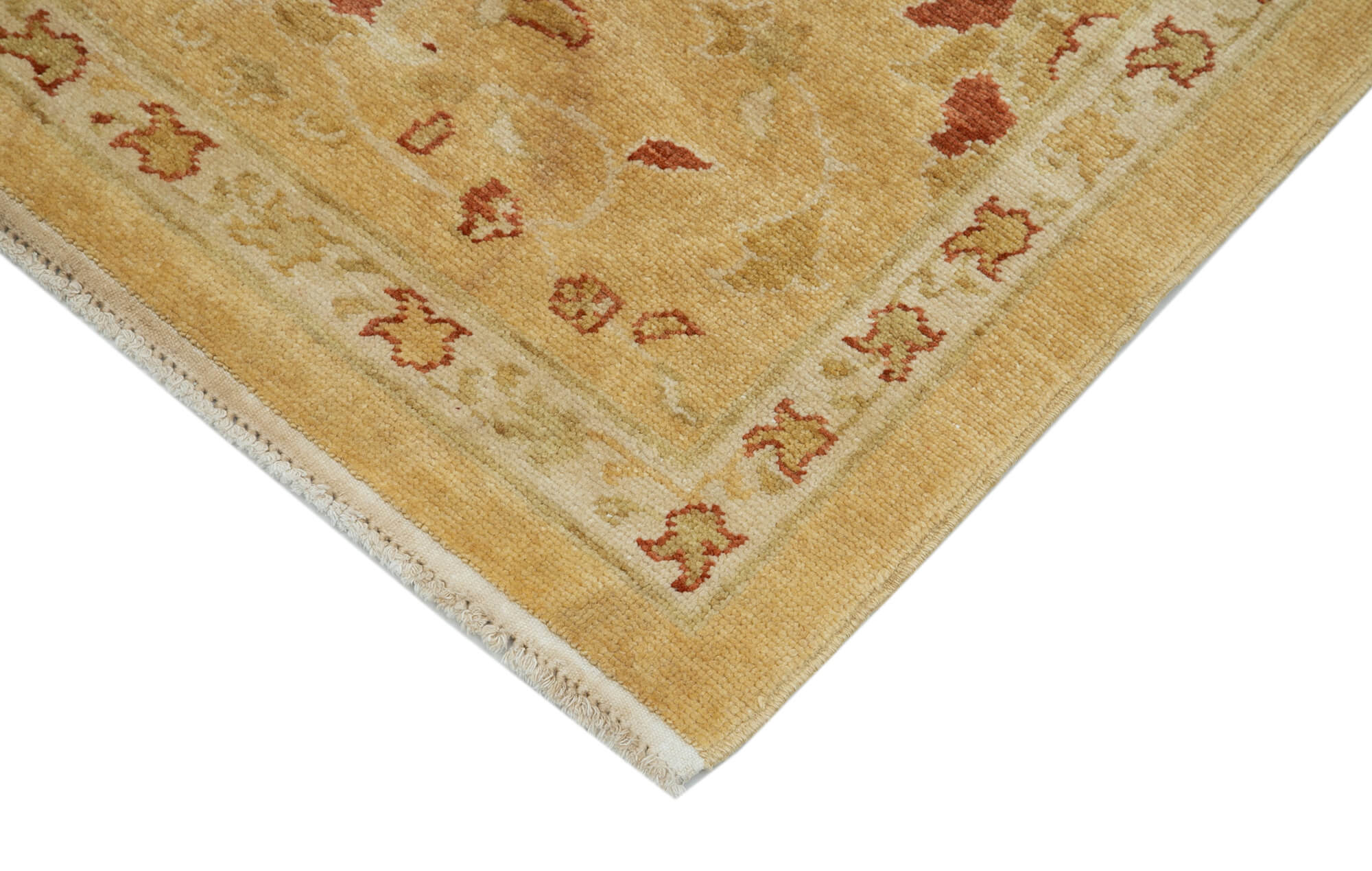 Saffron Oushak Runner — 0.85 x 3.60