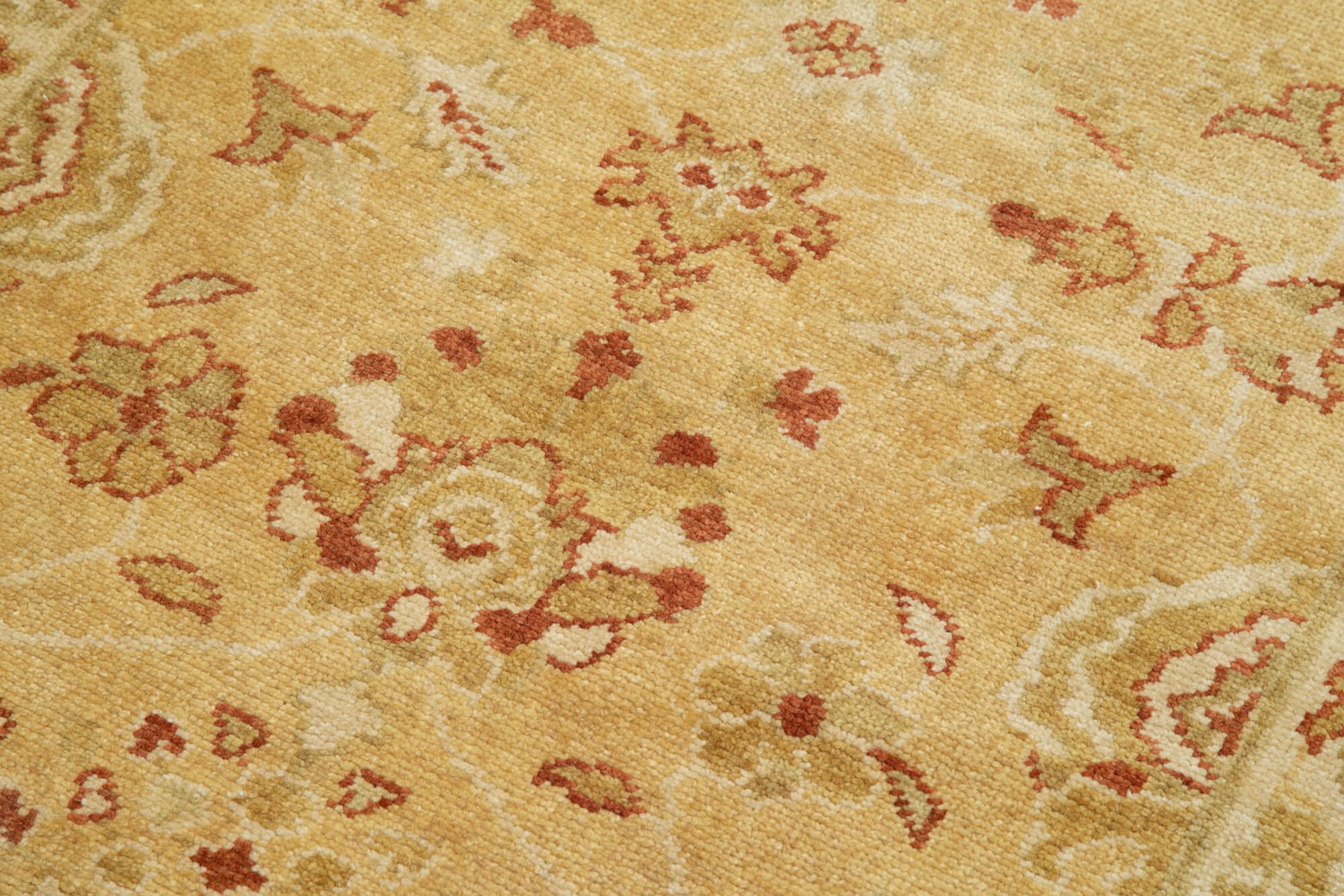 Saffron Oushak Runner — 0.85 x 3.60