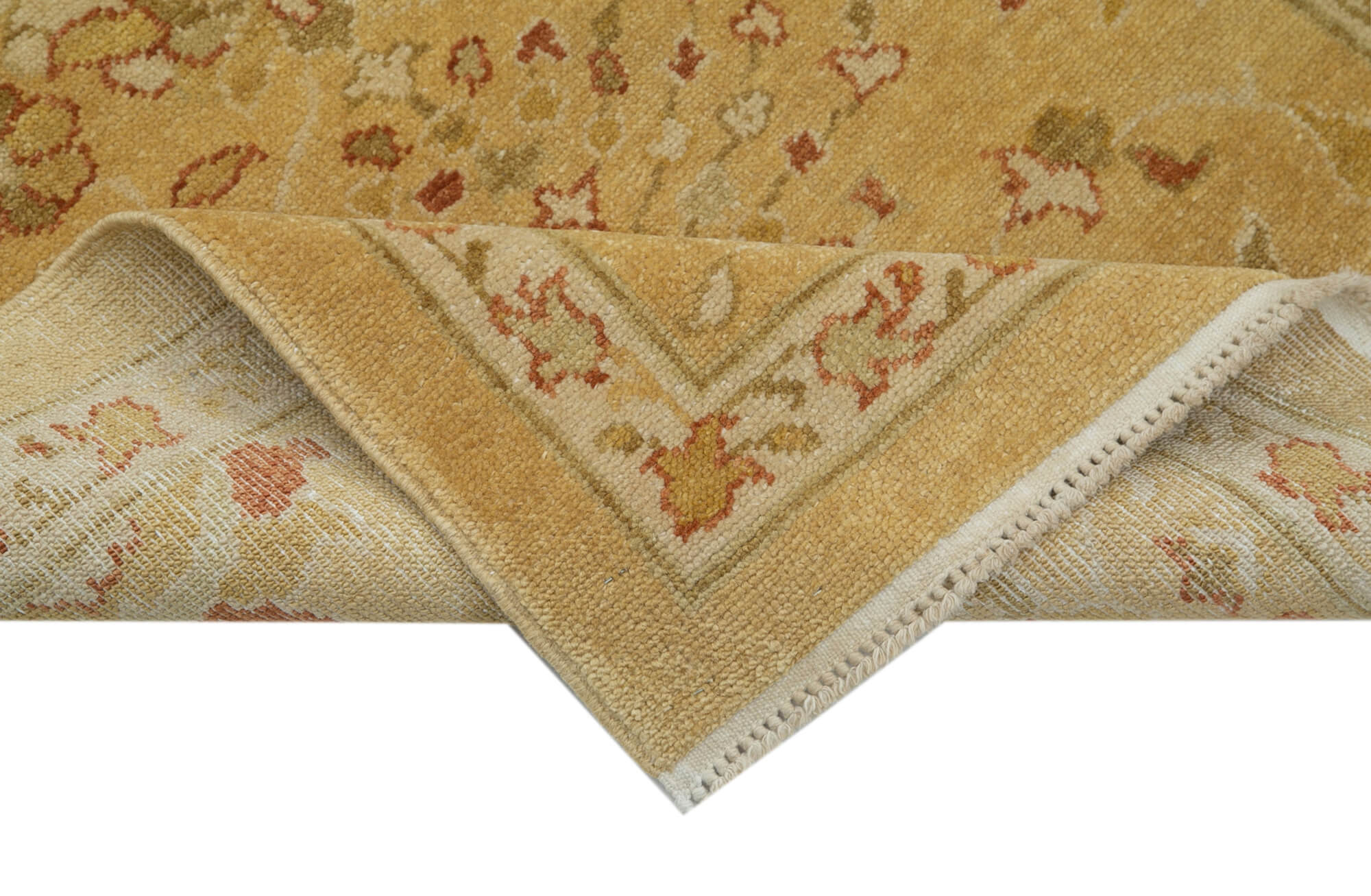 Saffron Oushak Runner — 0.85 x 3.60