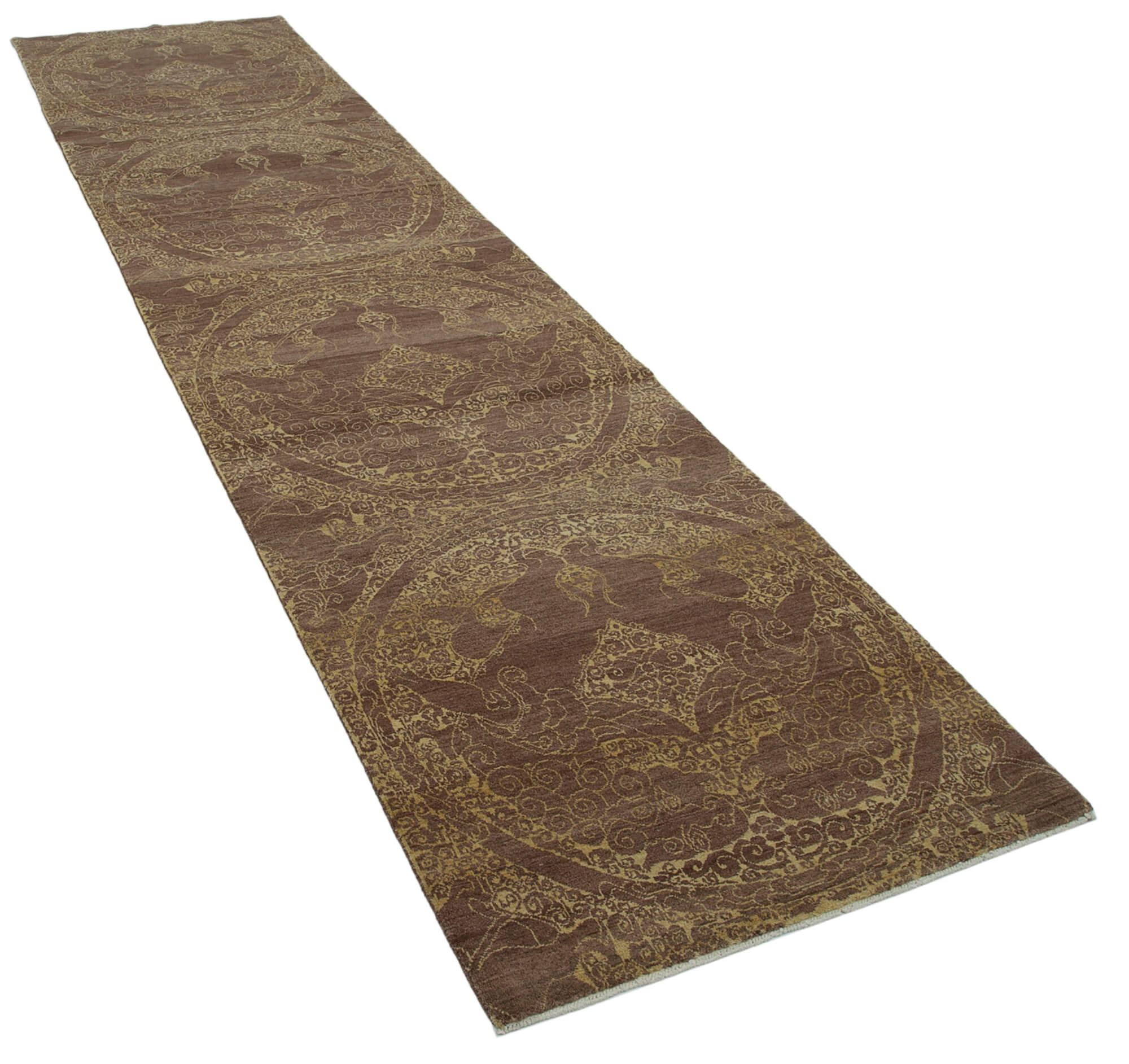 Walnut Oushak Runner — 0.90 x 3.62