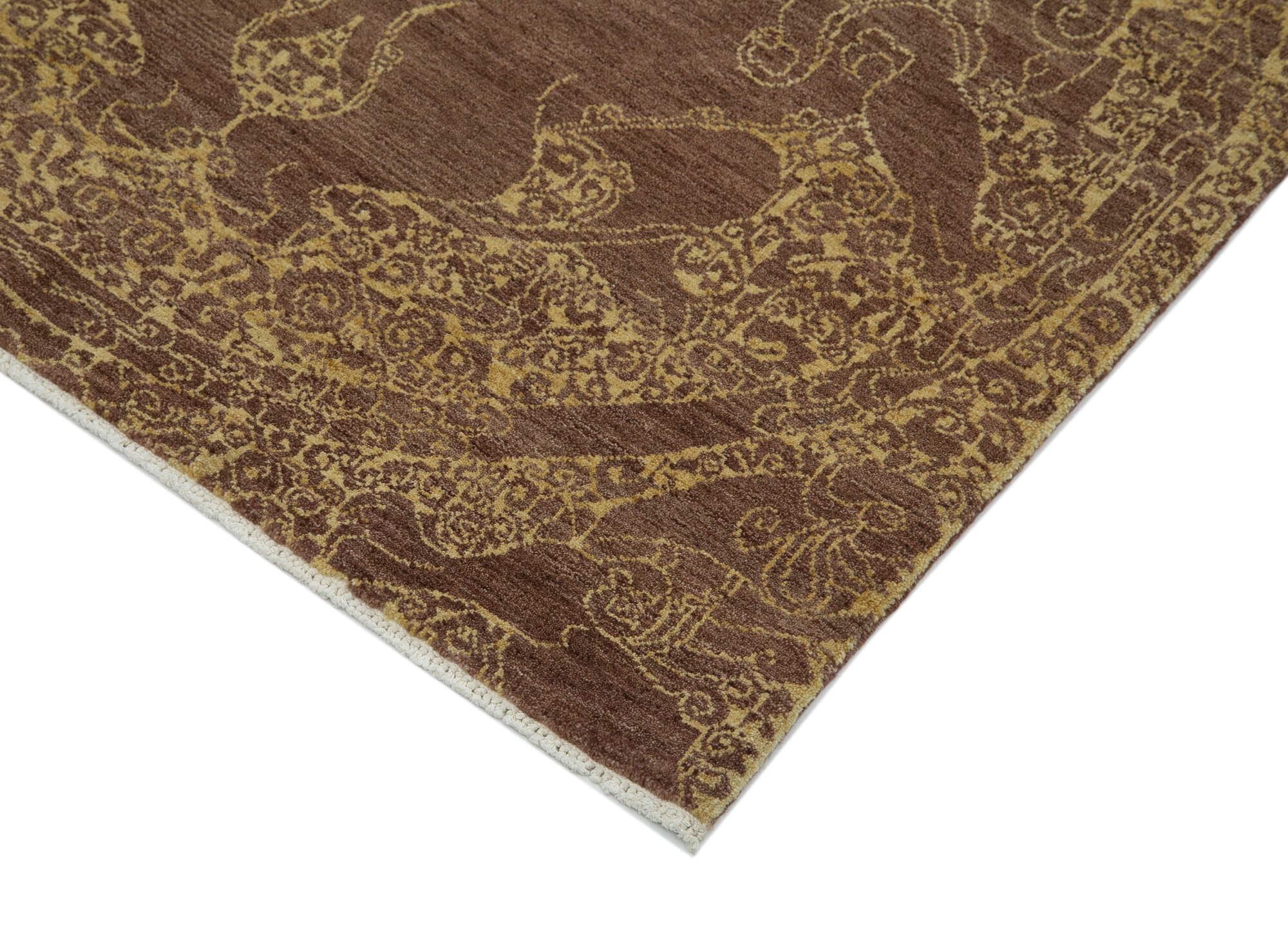 Walnut Oushak Runner — 0.90 x 3.62