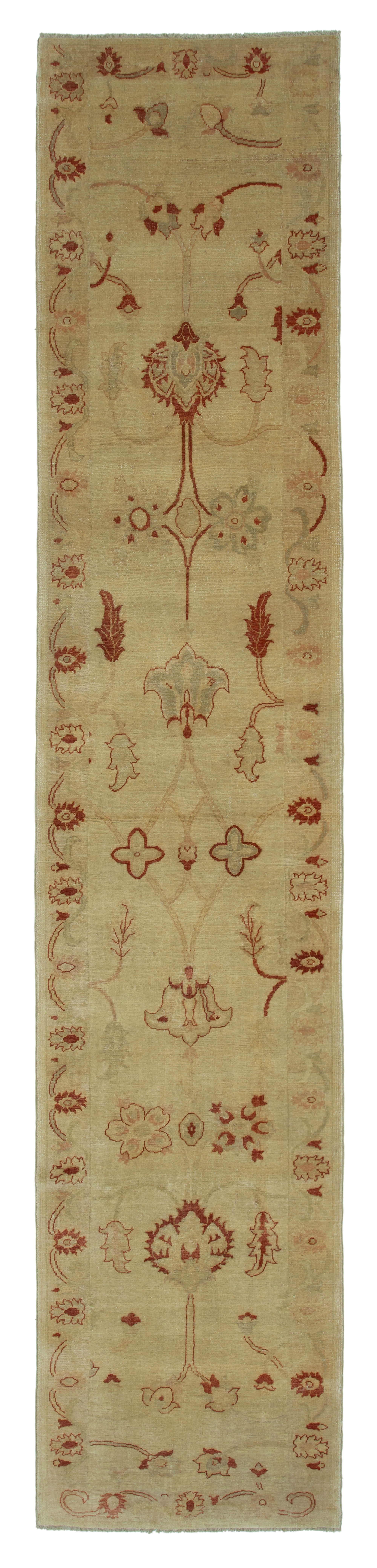 Amber Oushak Runner — 0.93 x 4.43