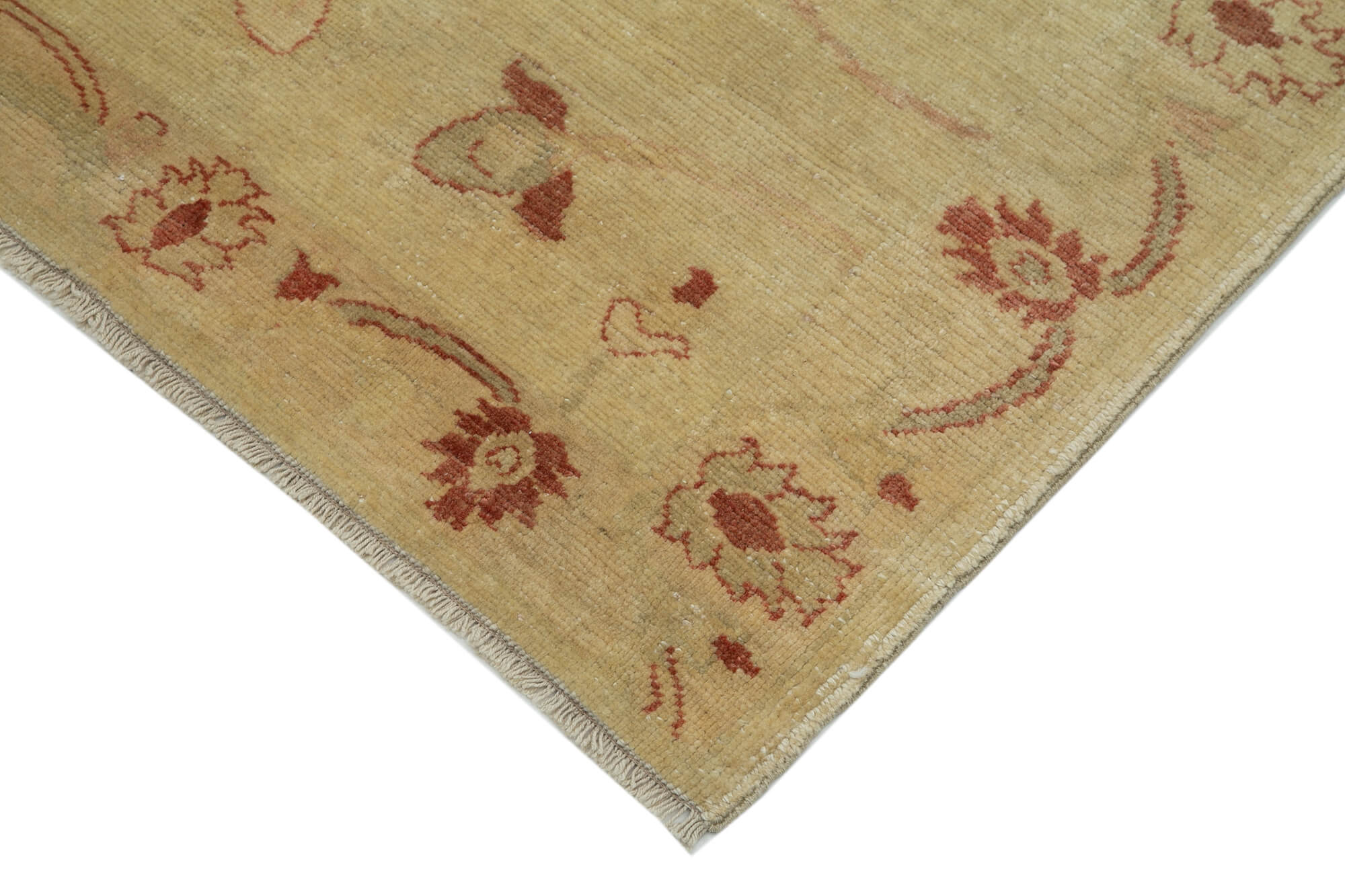 Amber Oushak Runner — 0.93 x 4.43