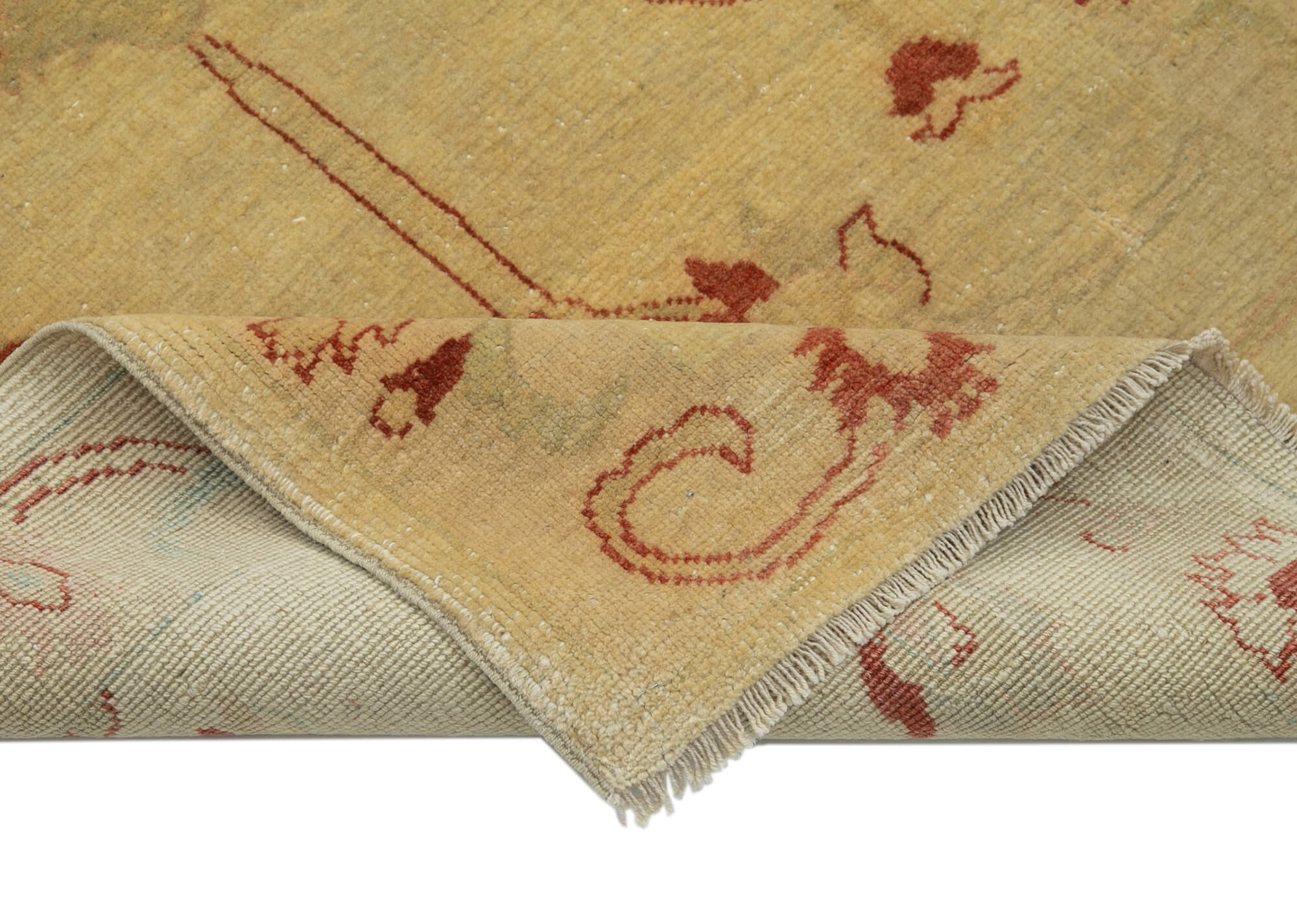 Amber Oushak Runner — 0.93 x 4.43