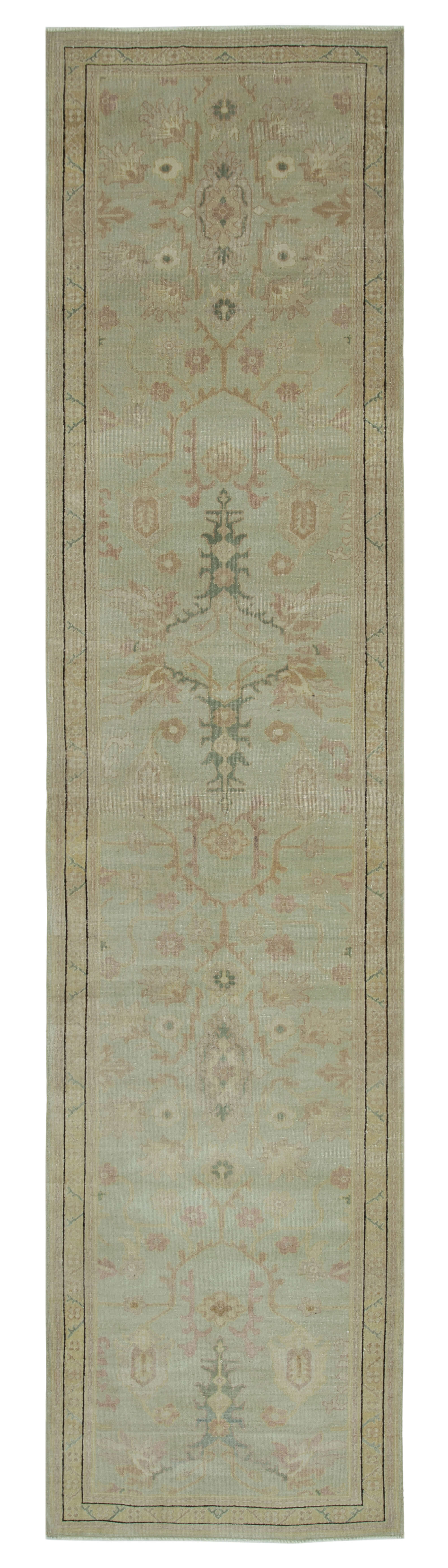 Pearl Oushak Runner — 0.87 x 3.57
