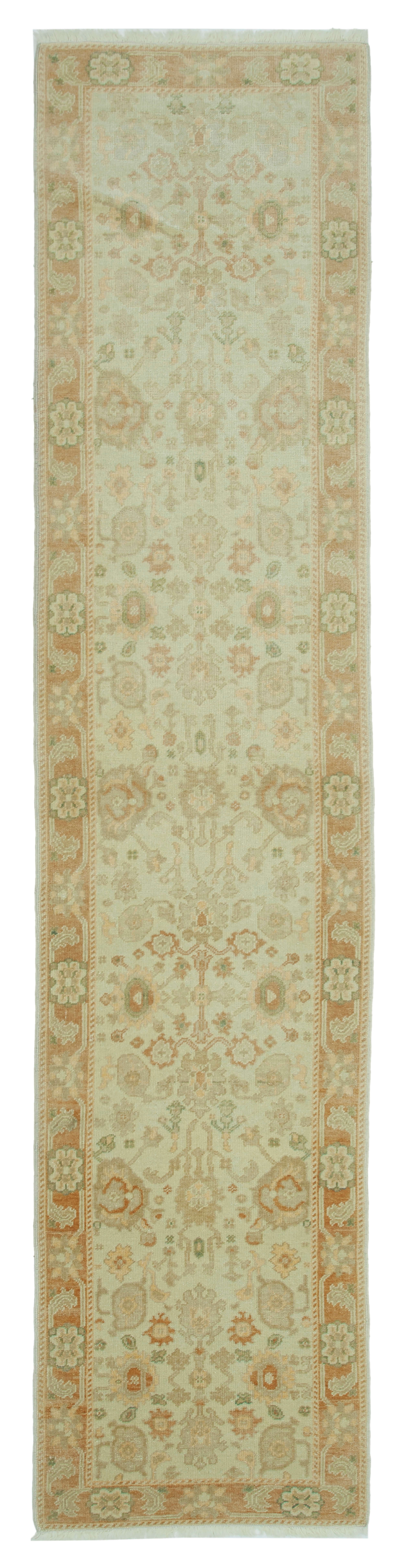 Bisque Oushak Runner — 0.82 x 3.61