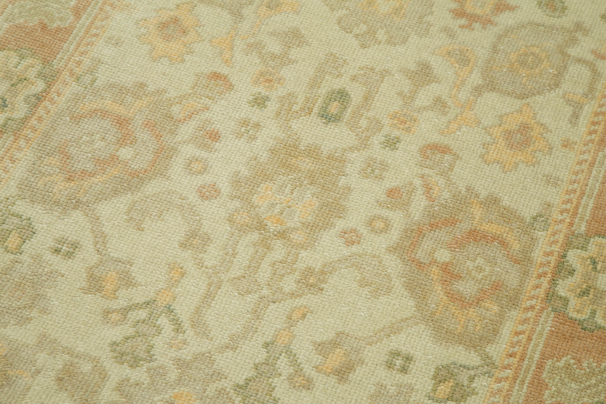 Bisque Oushak Runner — 0.82 x 3.61