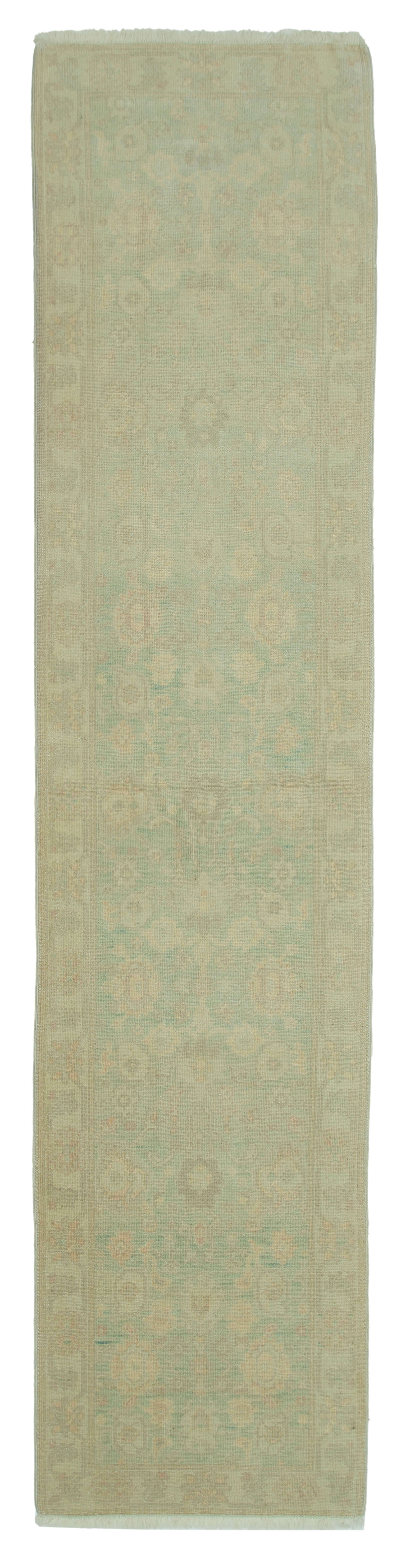 Wheat Oushak Runner — 0.81 x 3.56