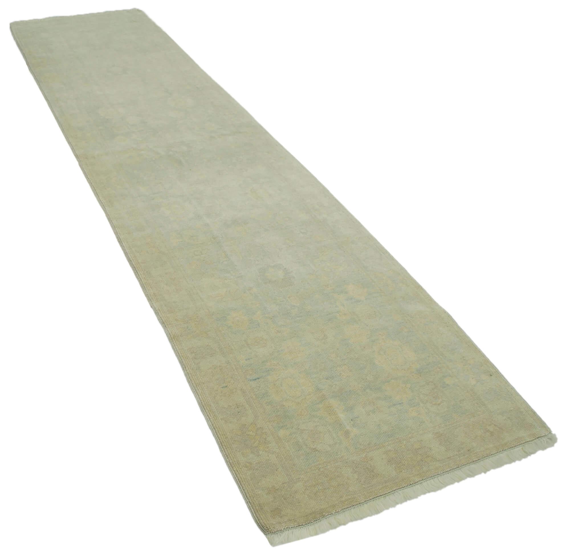 Wheat Oushak Runner — 0.81 x 3.56