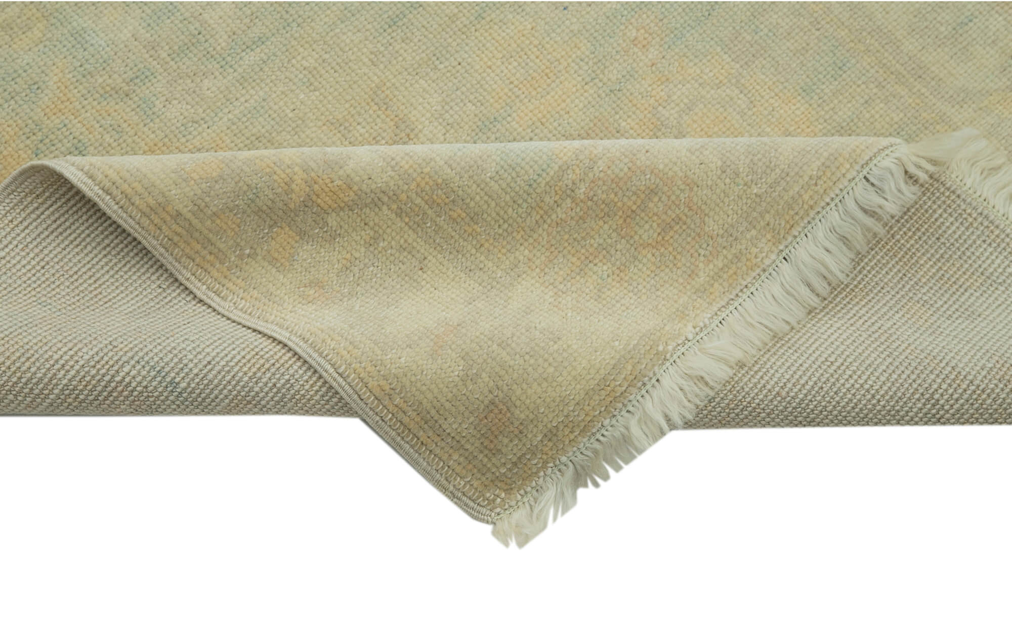 Wheat Oushak Runner — 0.81 x 3.56