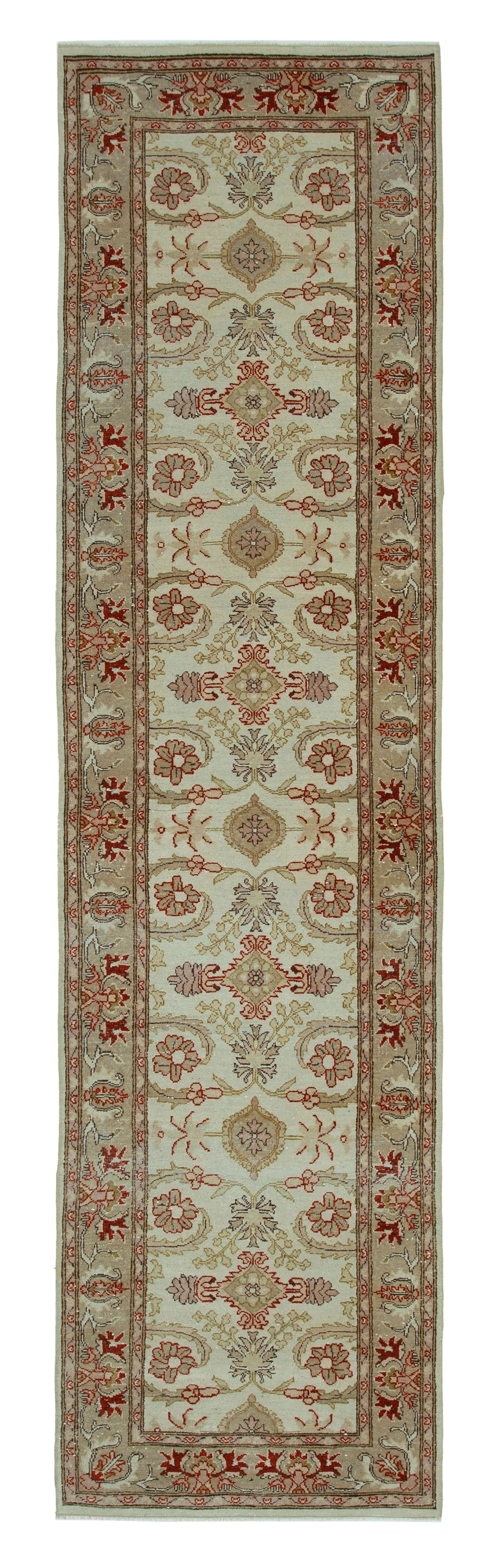 Champagne Oushak Runner — 0.77 x 2.97
