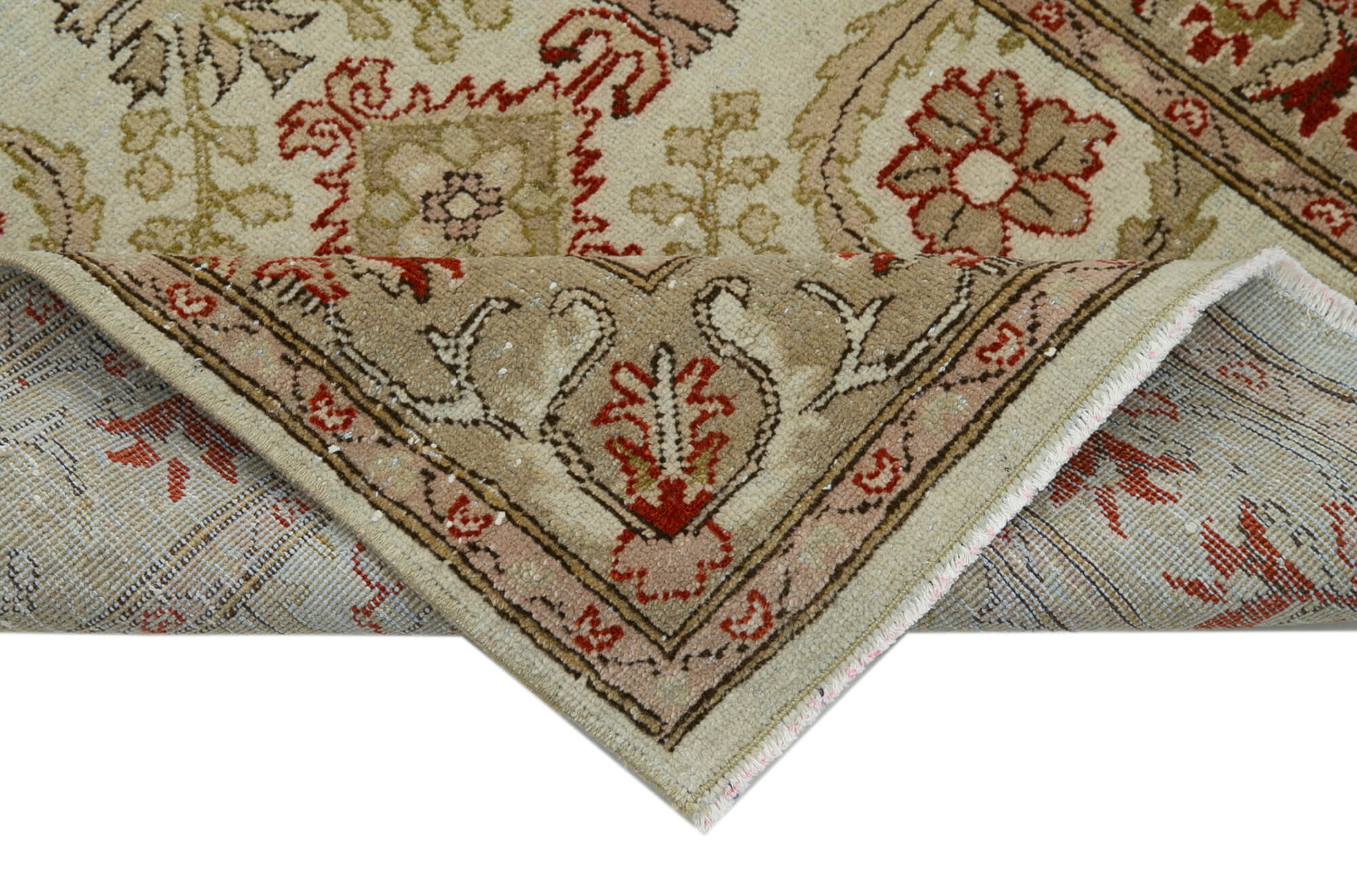 Champagne Oushak Runner — 0.77 x 2.97