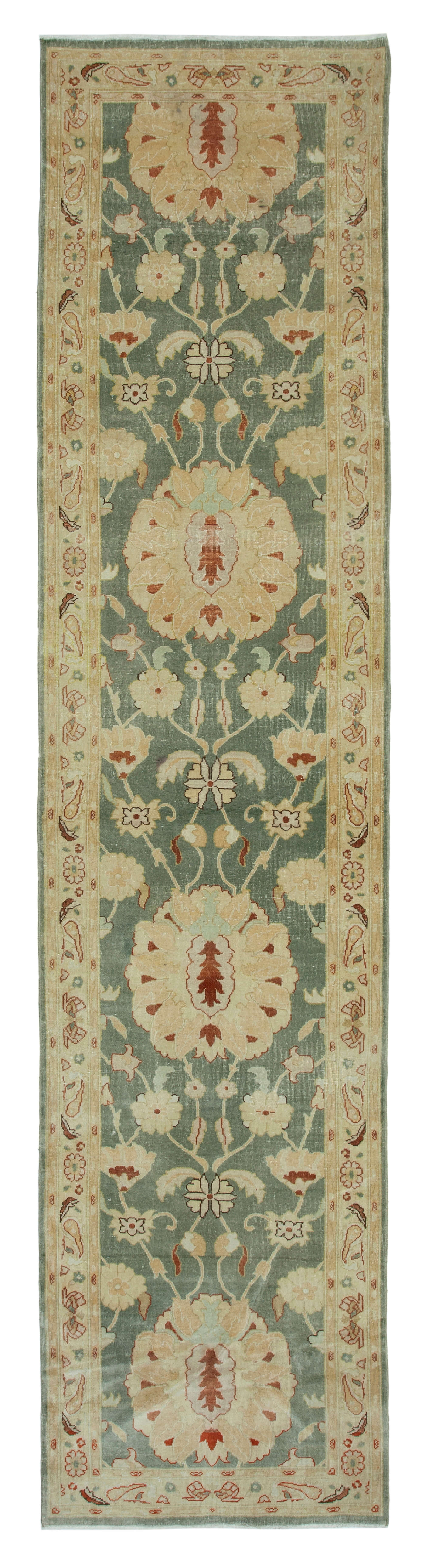 Alabaster Oushak Runner — 0.84 x 3.76