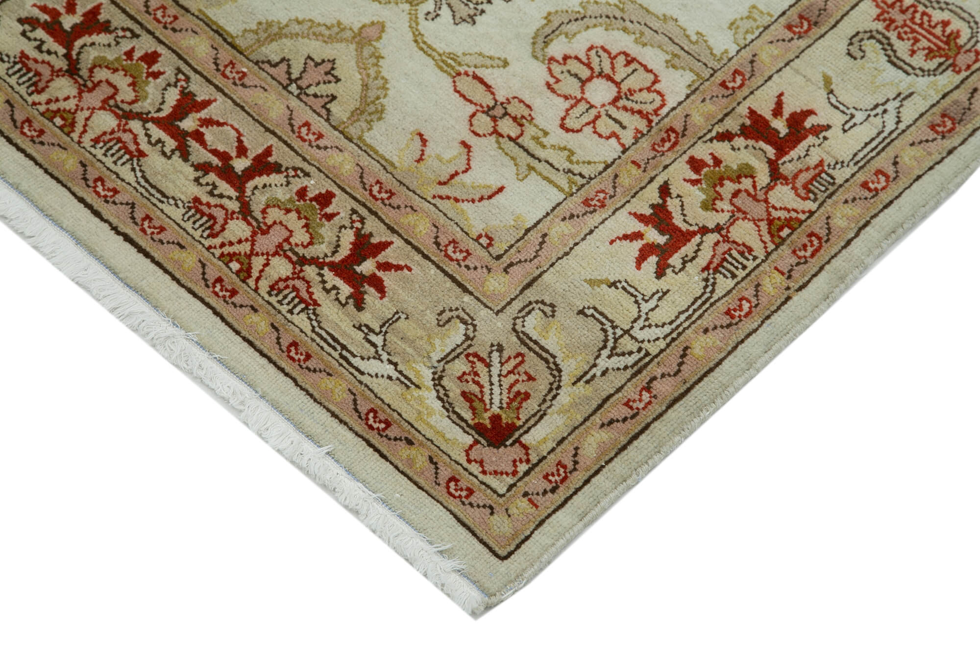 Bisque Oushak Runner — 0.75 x 4.22