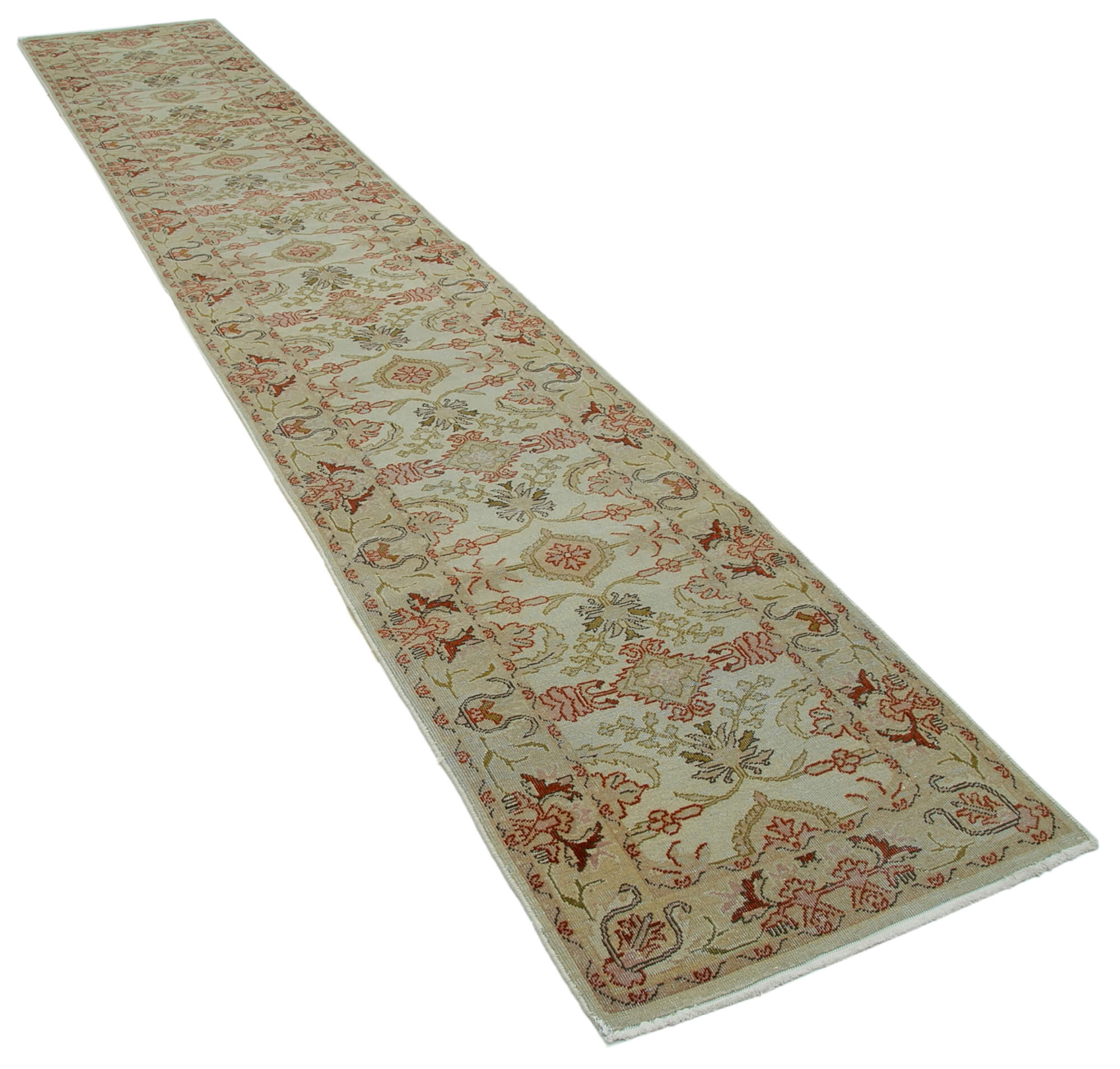 Parchment Oushak Runner — 0.75 x 4.16