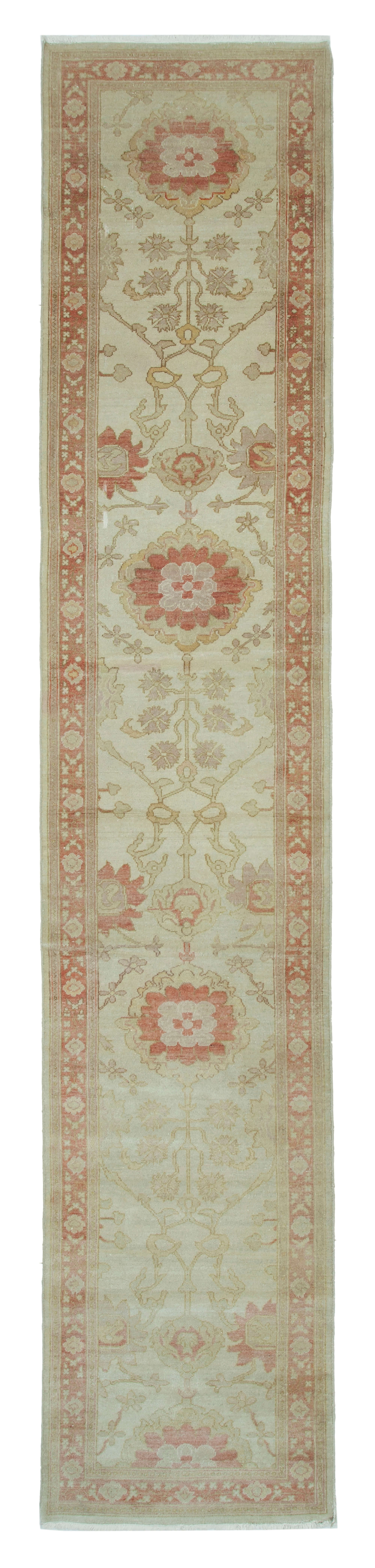 Wheat Oushak Runner — 0.77 x 4.03
