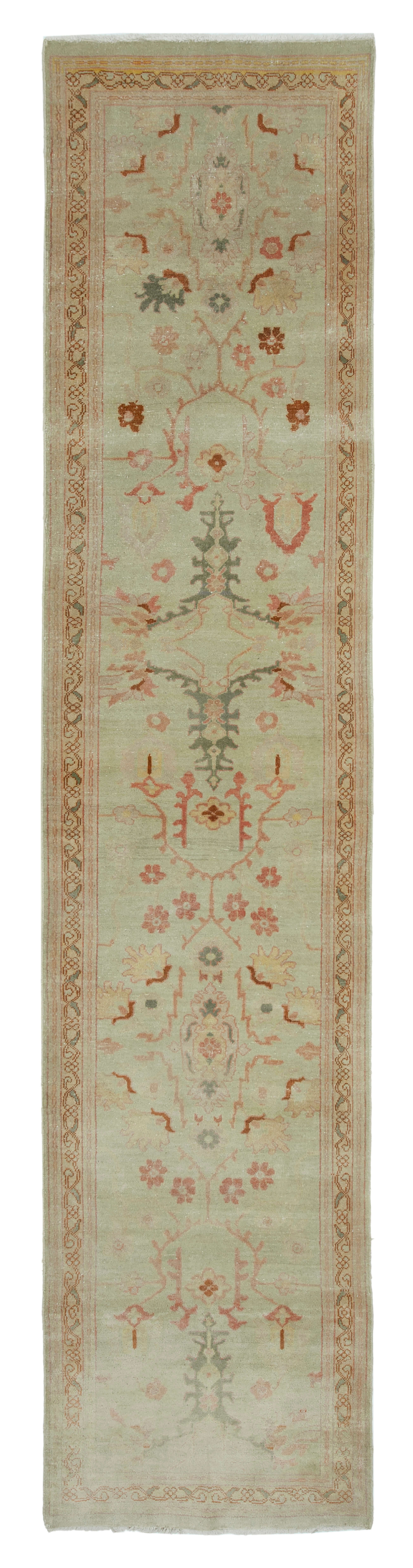 Ivory Oushak Runner — 0.80 x 3.65