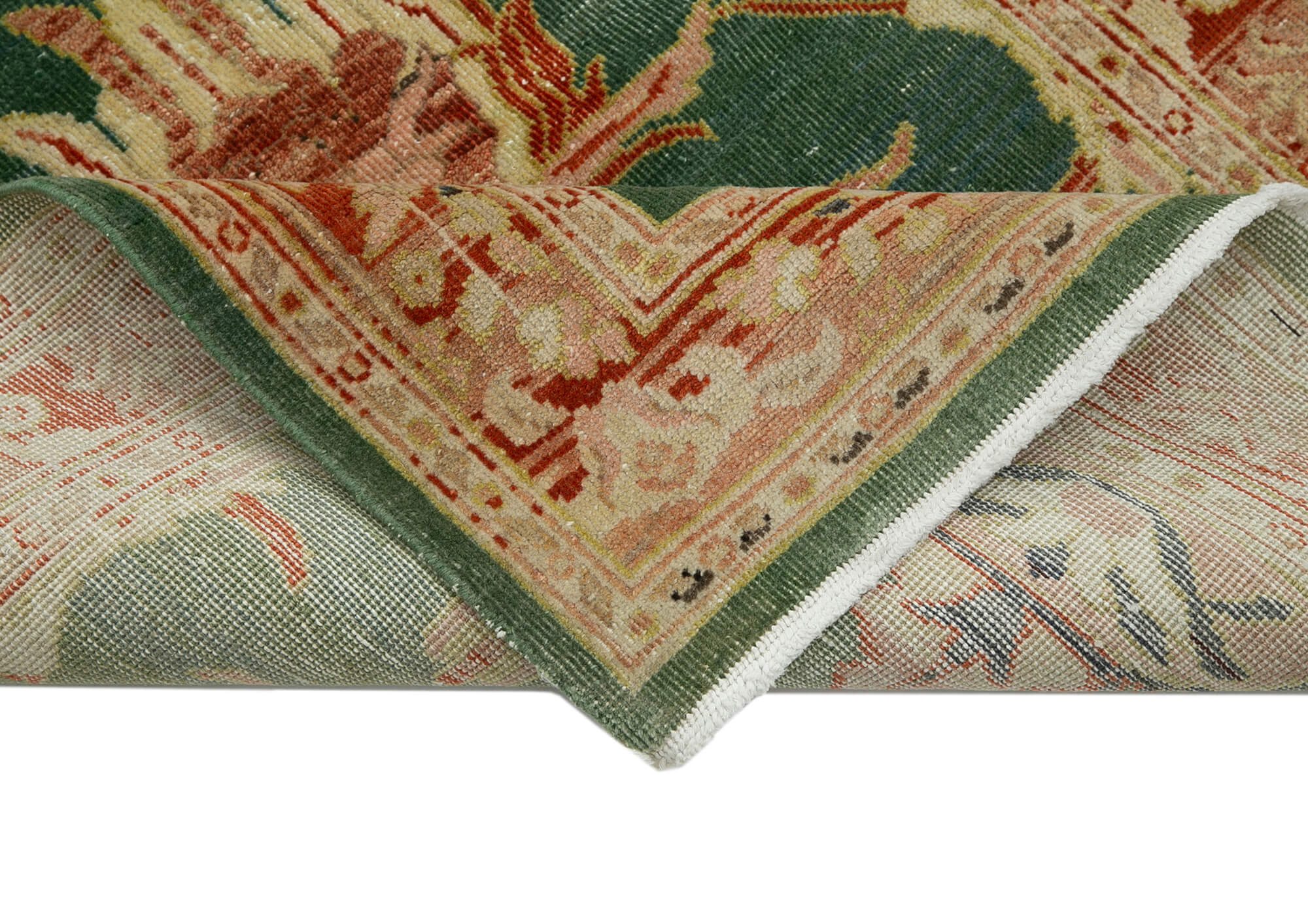 Olive Oushak Runner — 0.90 x 3.58