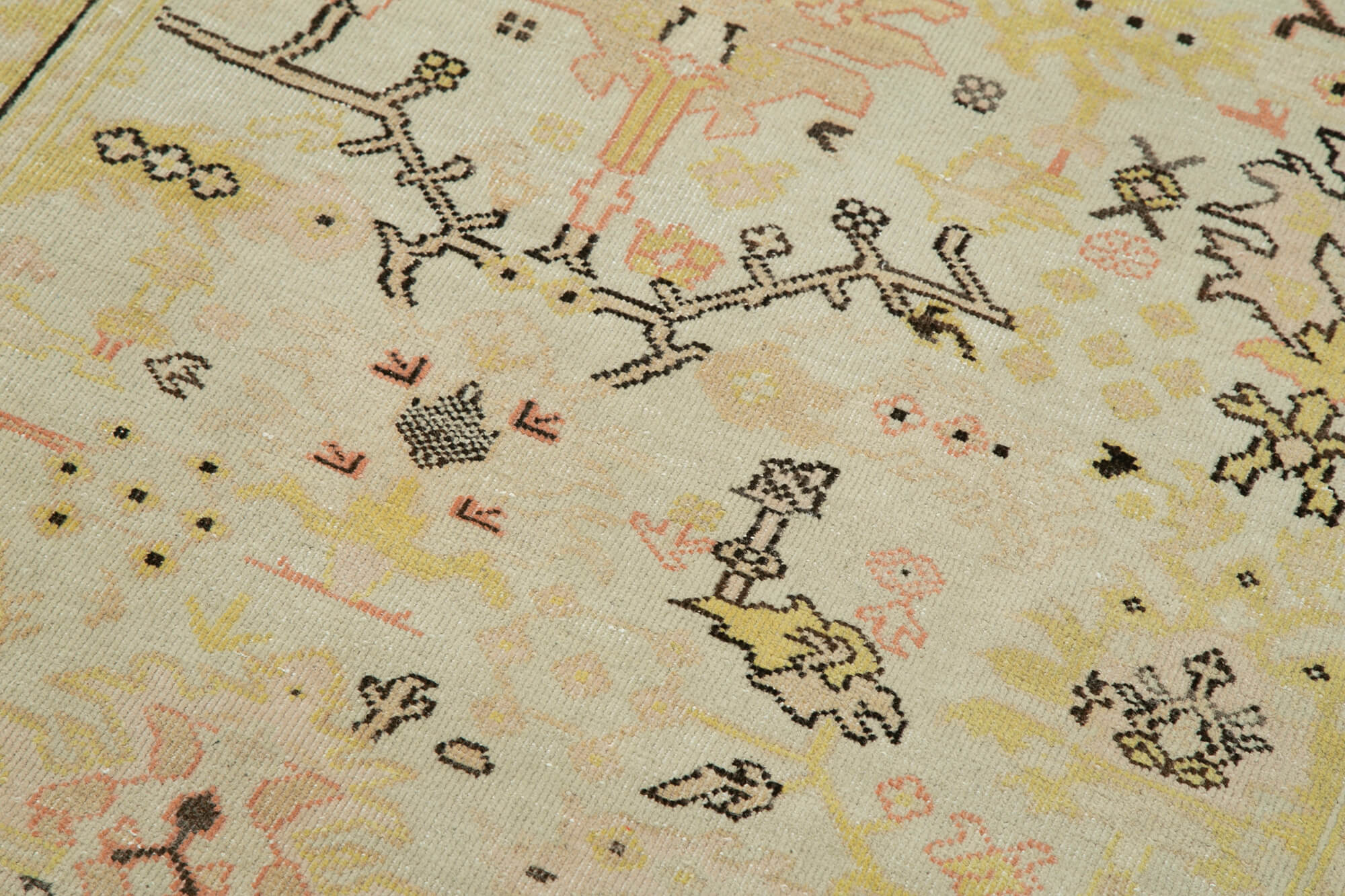 Alabaster Oushak Runner — 0.90 x 3.63