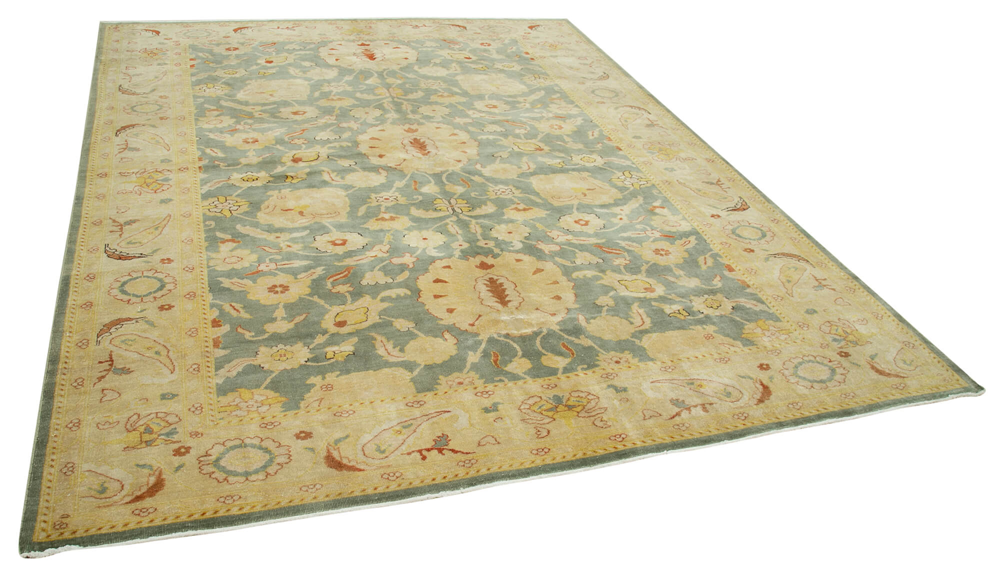 Parchment Oushak — 2.42 x 3.07
