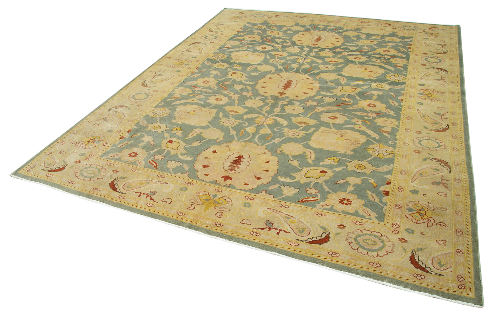 Parchment Oushak — 2.42 x 3.07