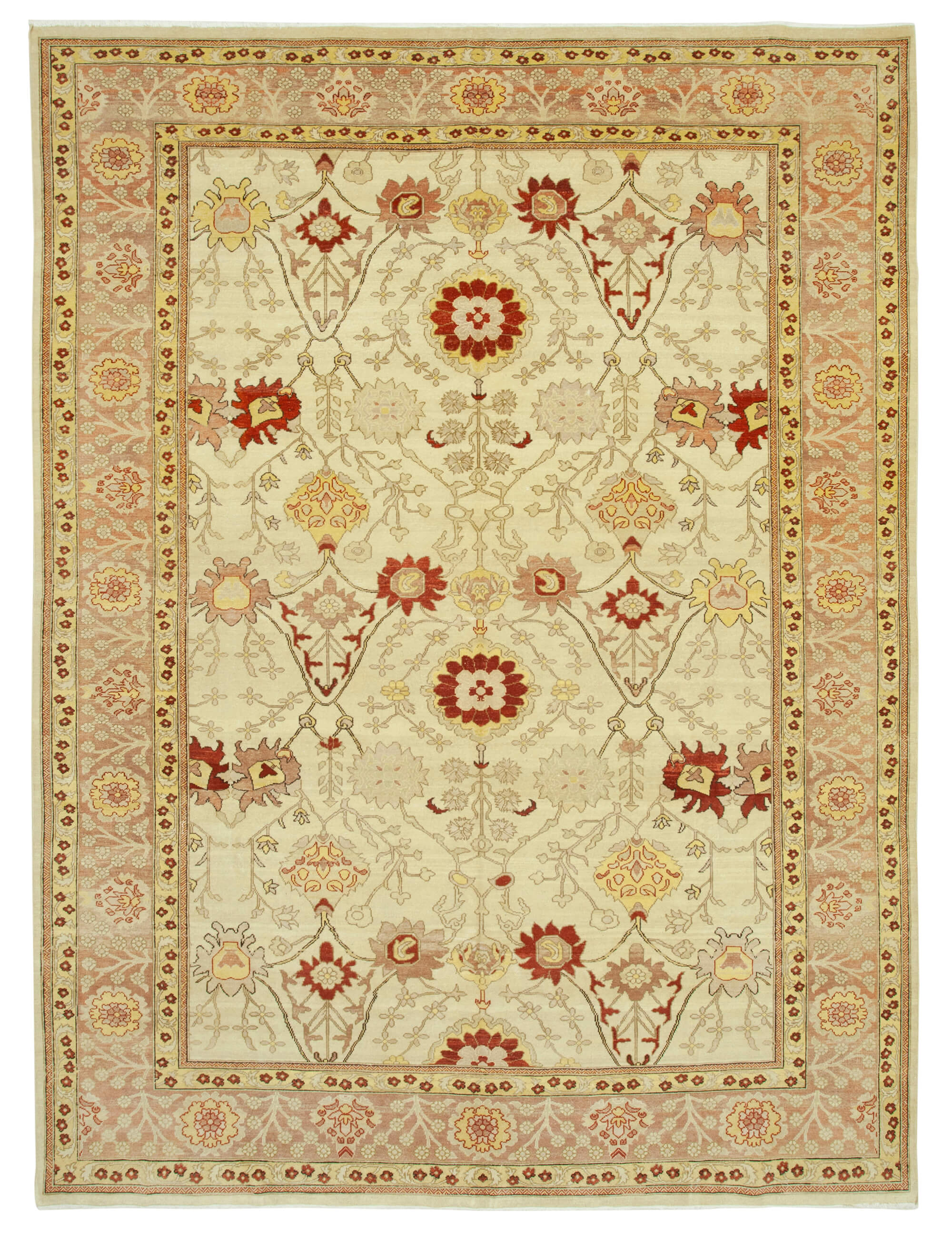 Parchment Oushak — 2.68 x 3.60