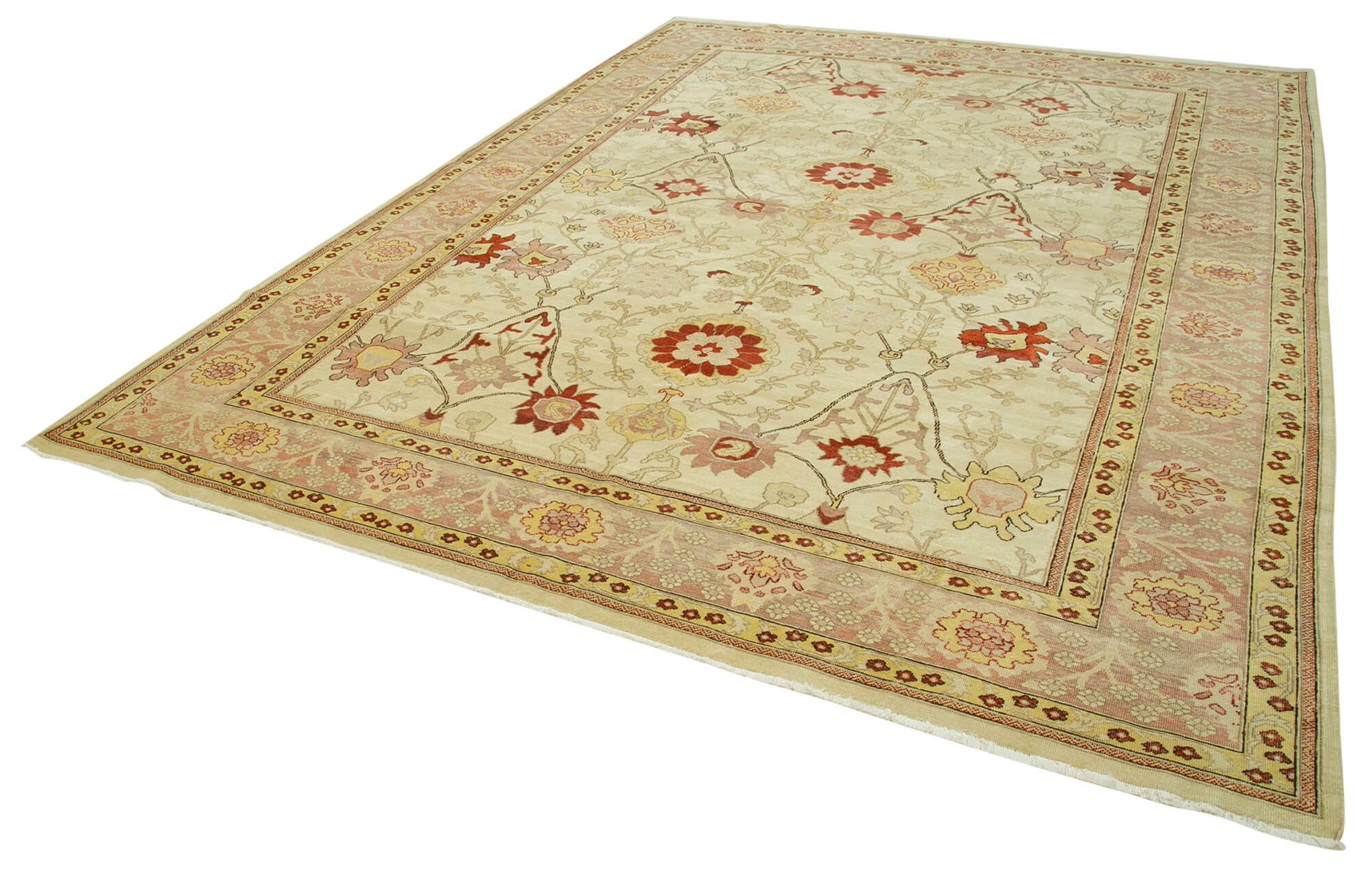 Parchment Oushak — 2.68 x 3.60