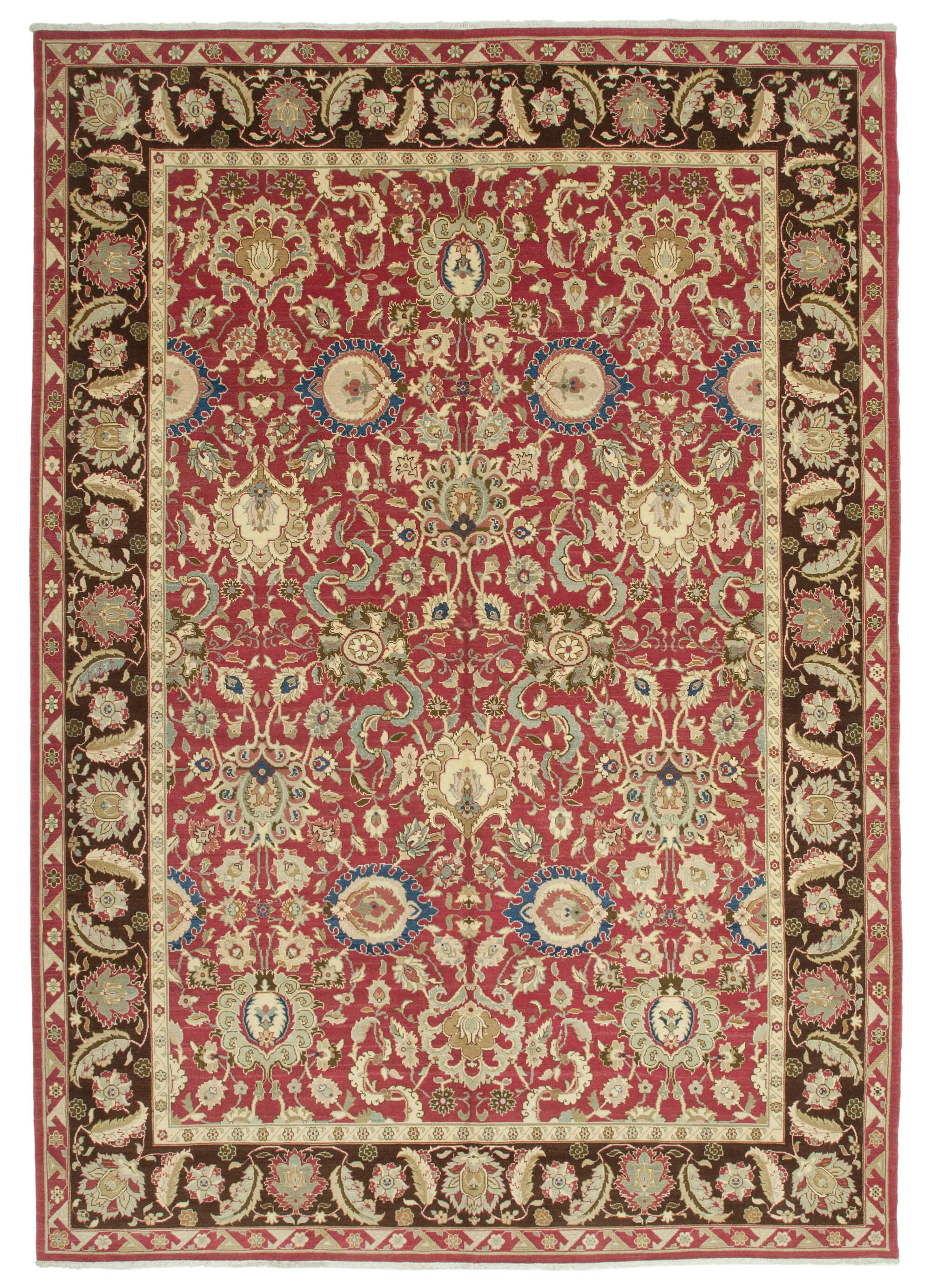 Burgundy Grand Oushak — 3.02 x 4.37