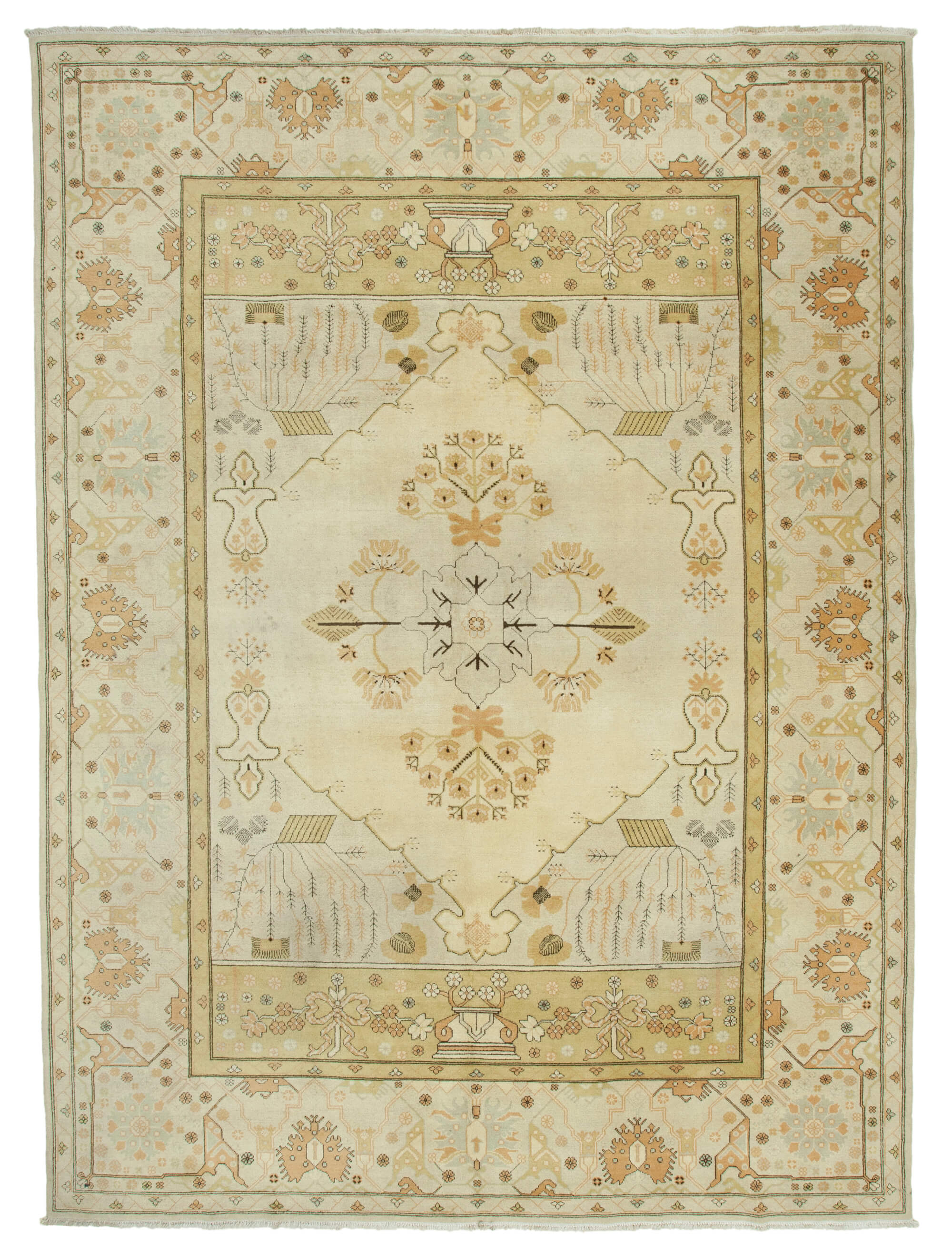 Alabaster Grand Oushak — 3.06 x 4.13